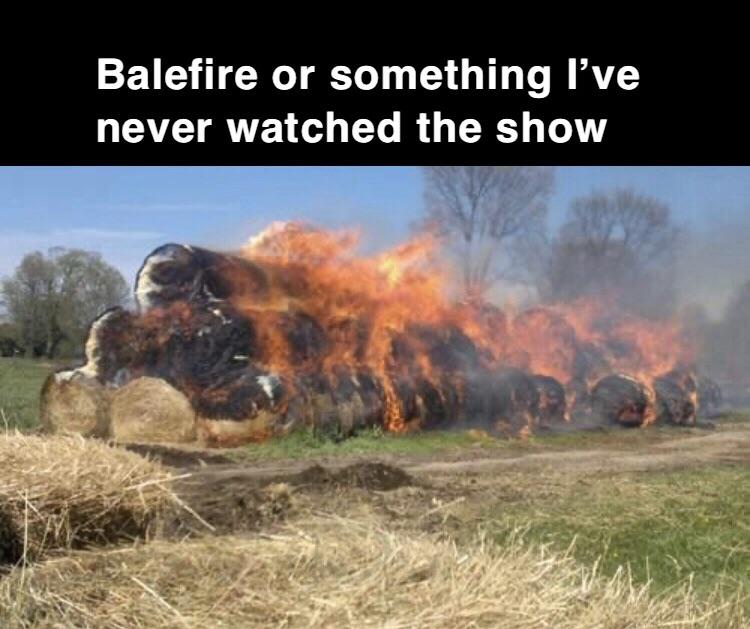 These people waste a lot of hay WetlanderHumor