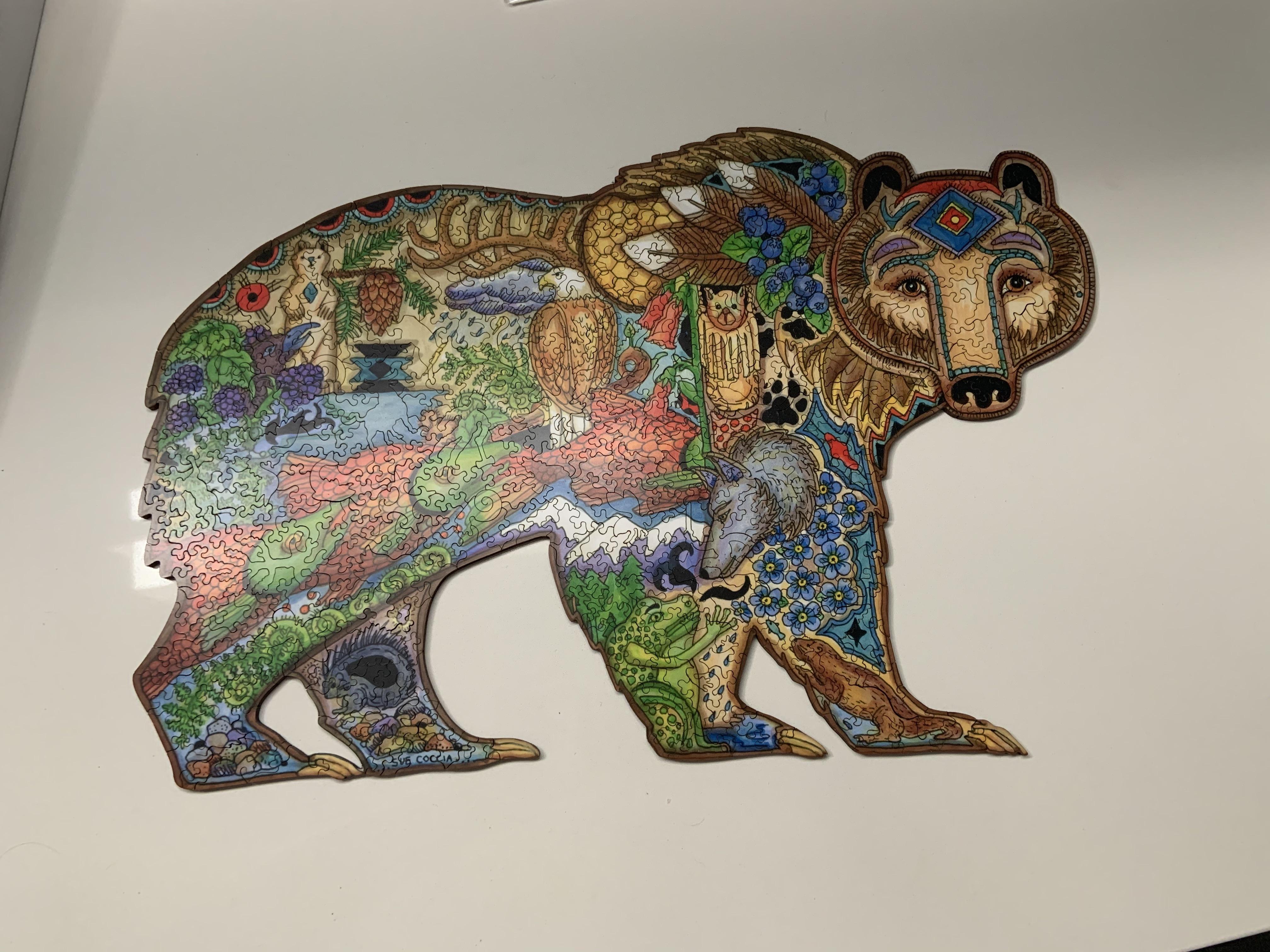 One of the most fun puzzles I’ve ever done! It is from Liberty Puzzles