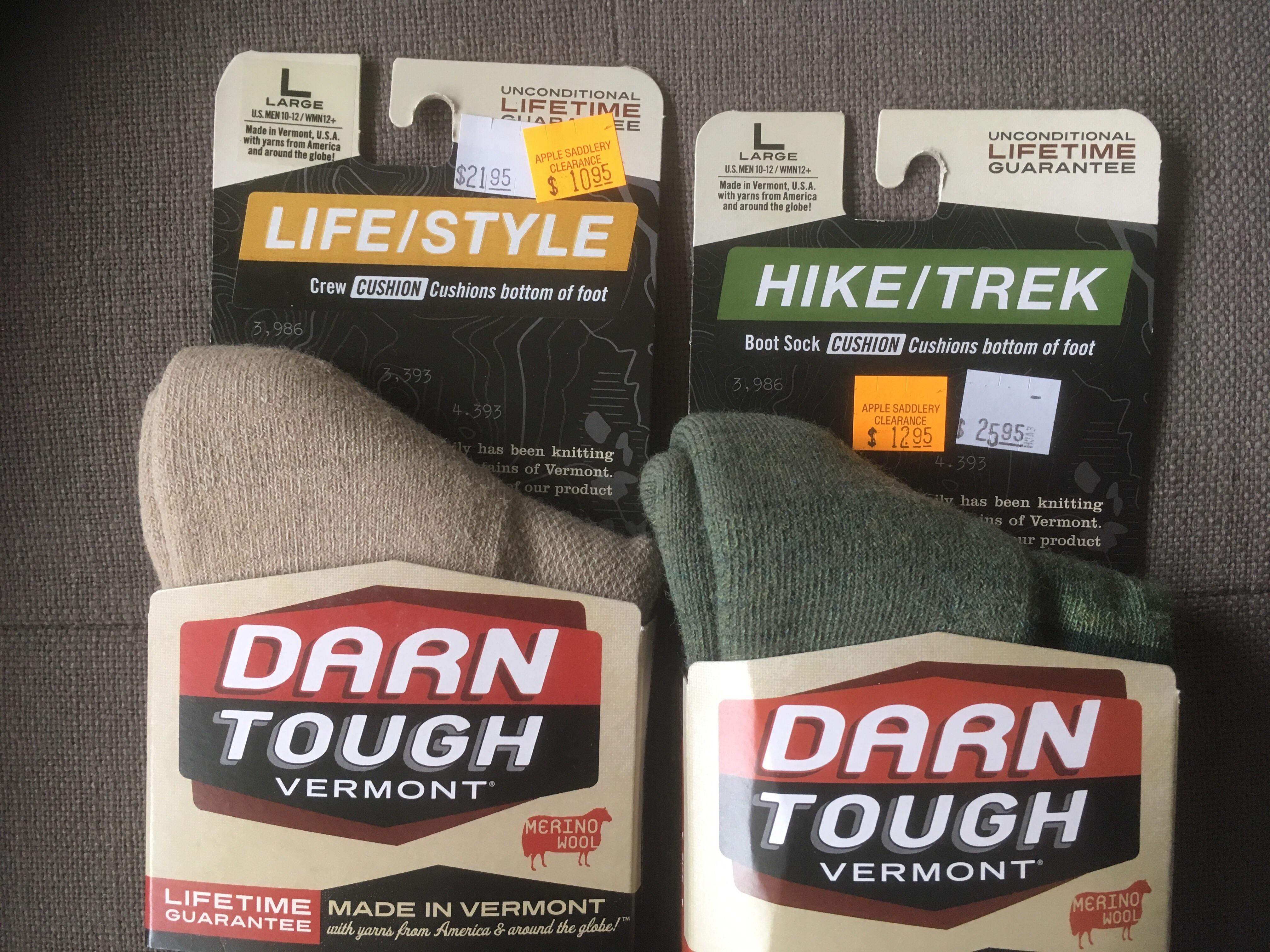 Darn Tough socks on sale! r/BuyItForLife
