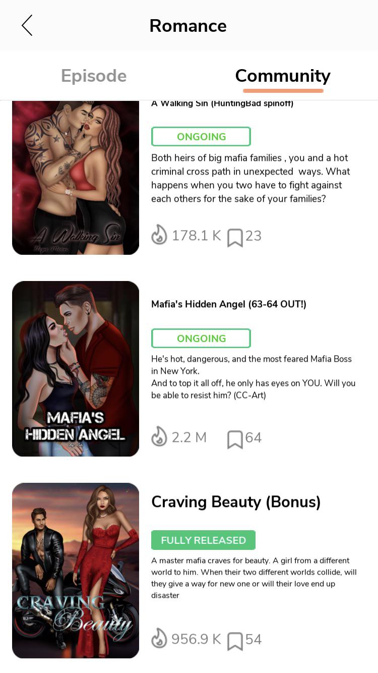 Episodes should make a separate shelf for mafia stories because i am TIRED pf the the romance