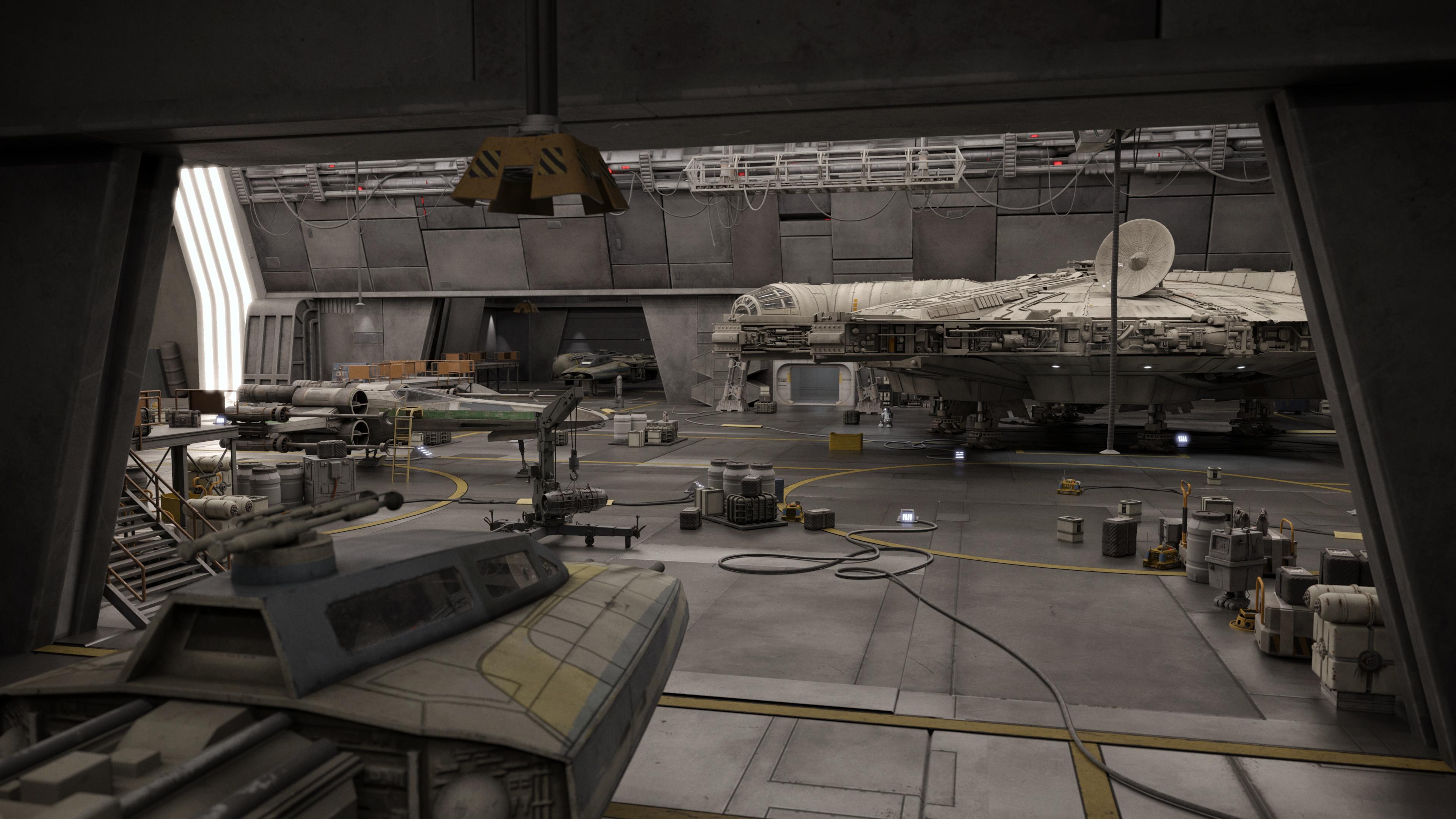 Here's another view of the MC75 hangar I extracted, reassembled, and