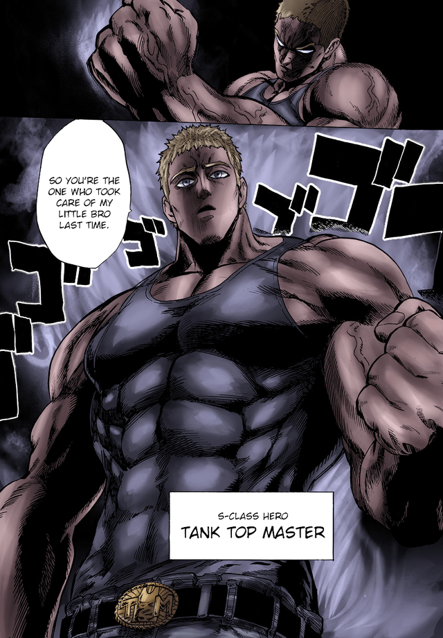 if tank top master ever got a power up, what would it be? r/OnePunchMan