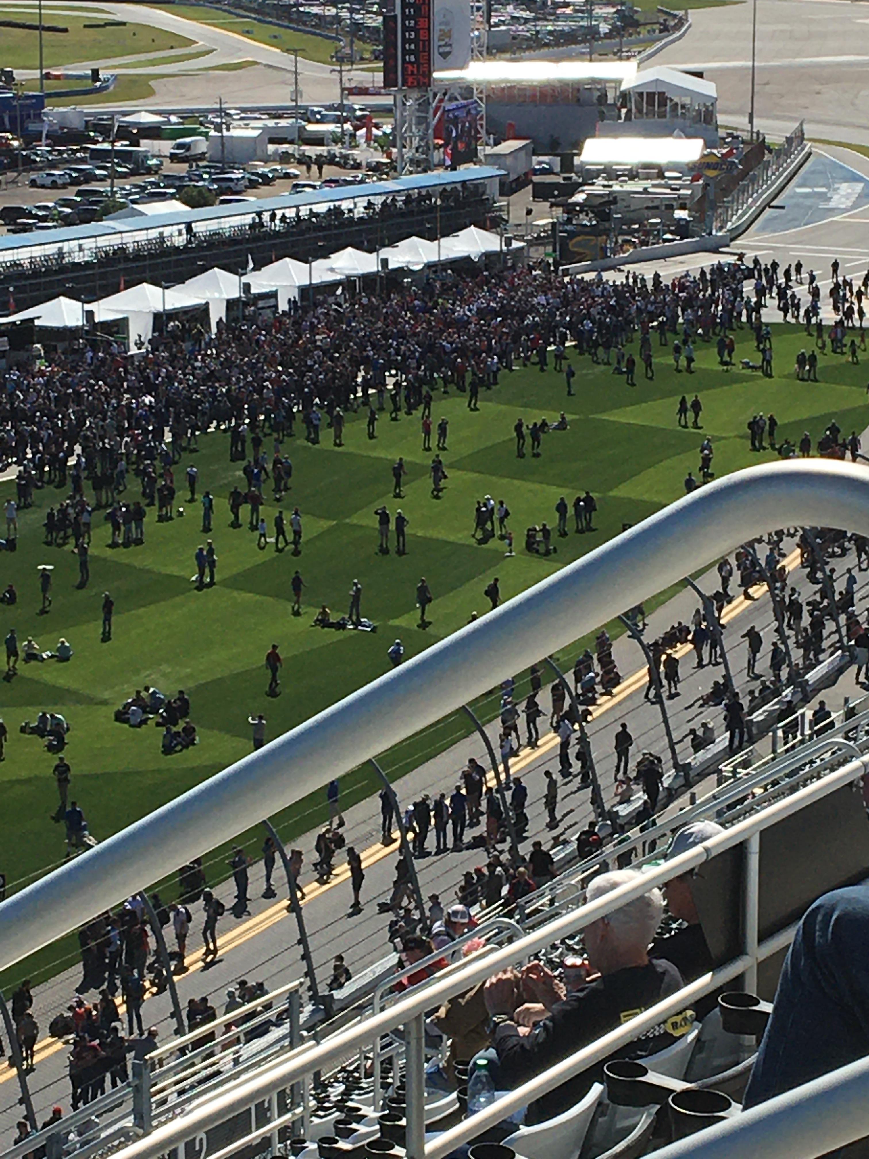 Daytona removed the last section of pit road patio r/NASCAR