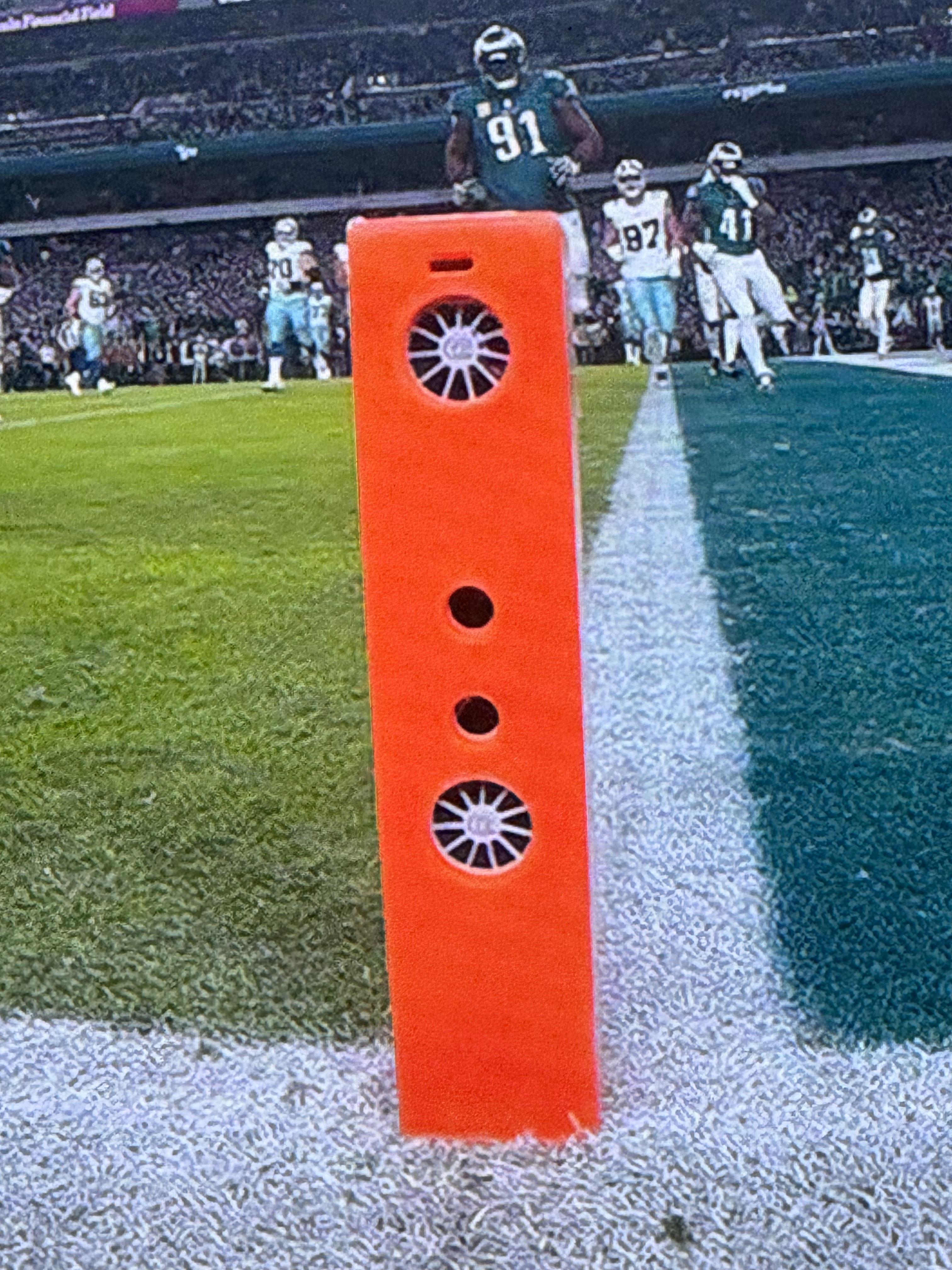 There is so much tech inside an NFL pylon that they now have several