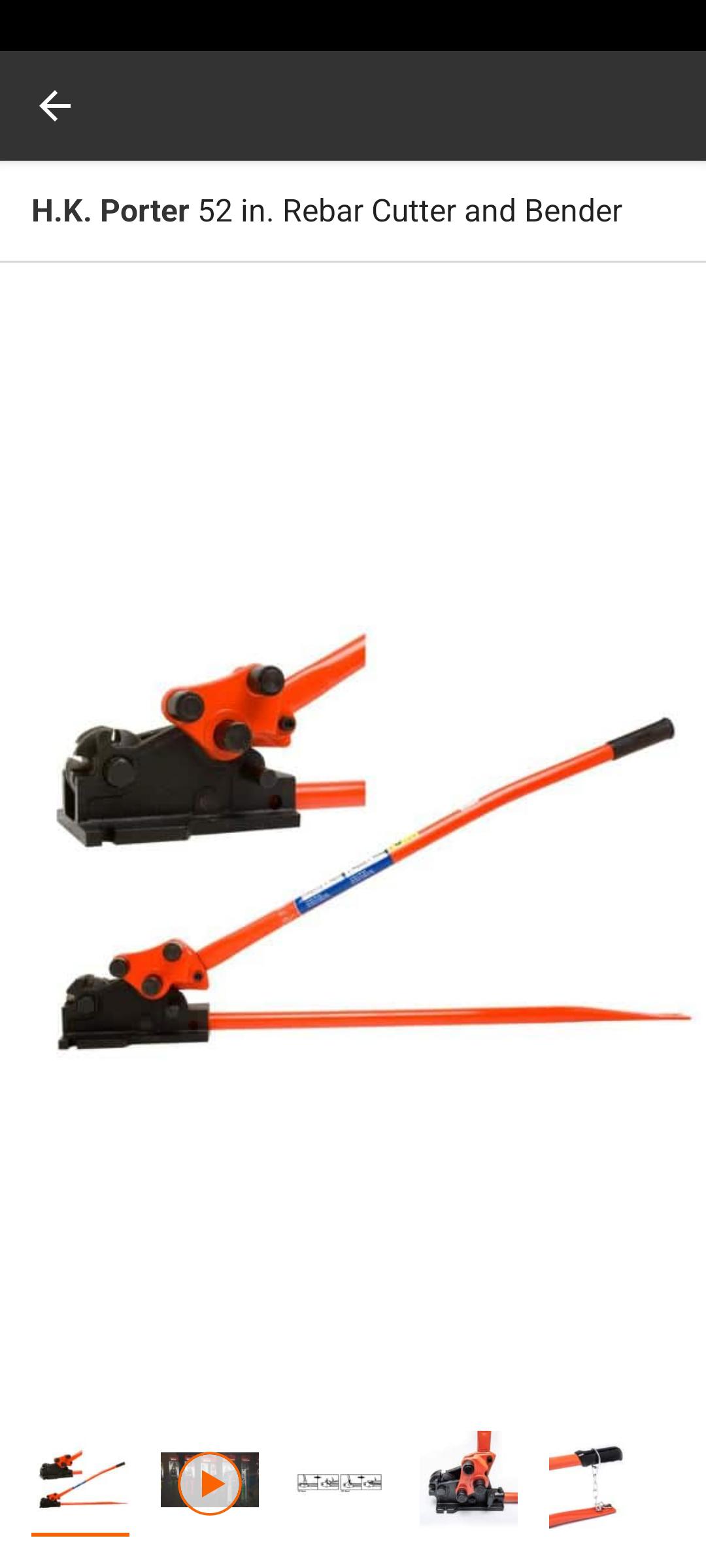 Best rebar cutter and bender? Concrete