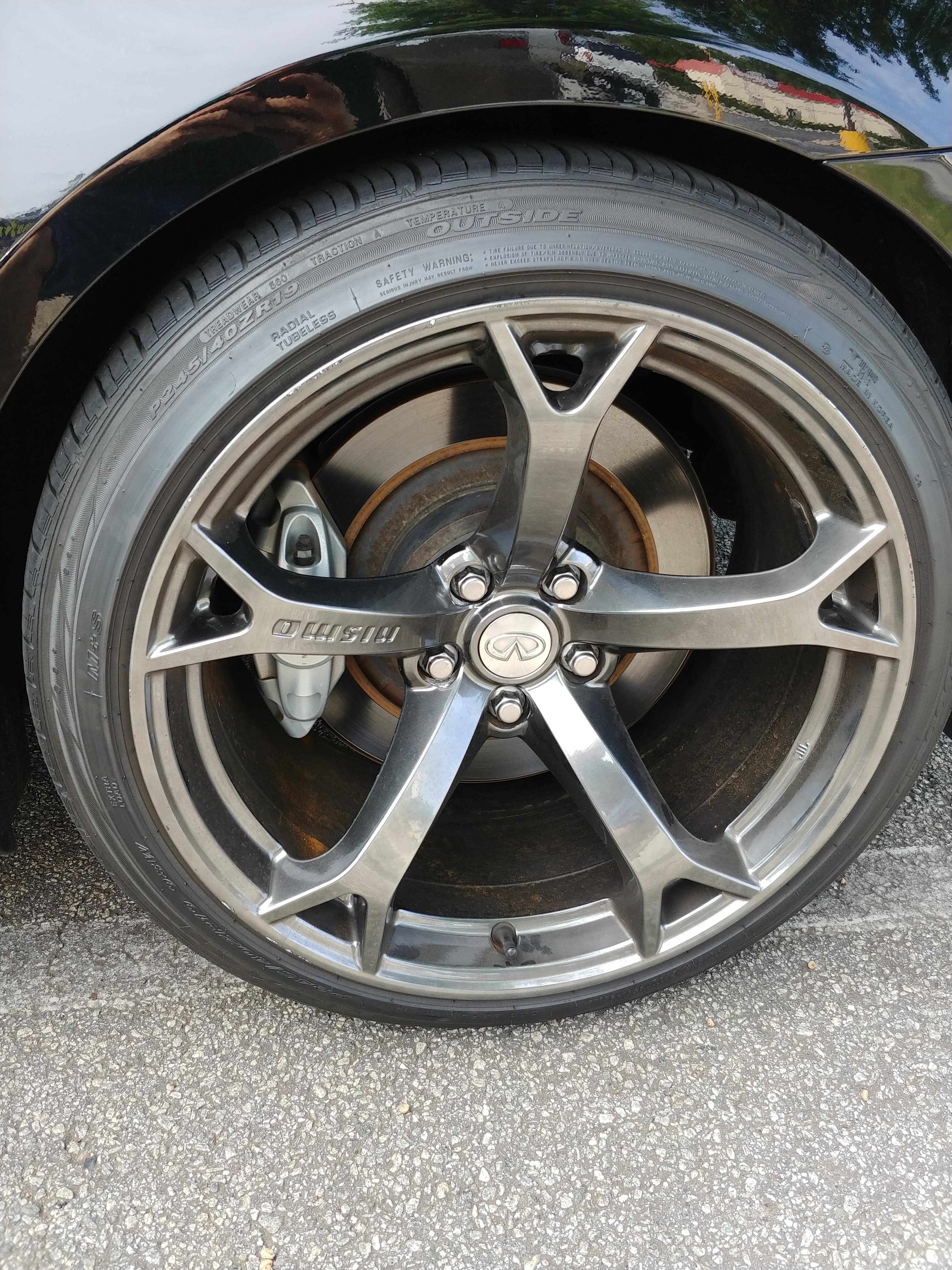wheel locks for nismo wheels? Nissan dealership hold them