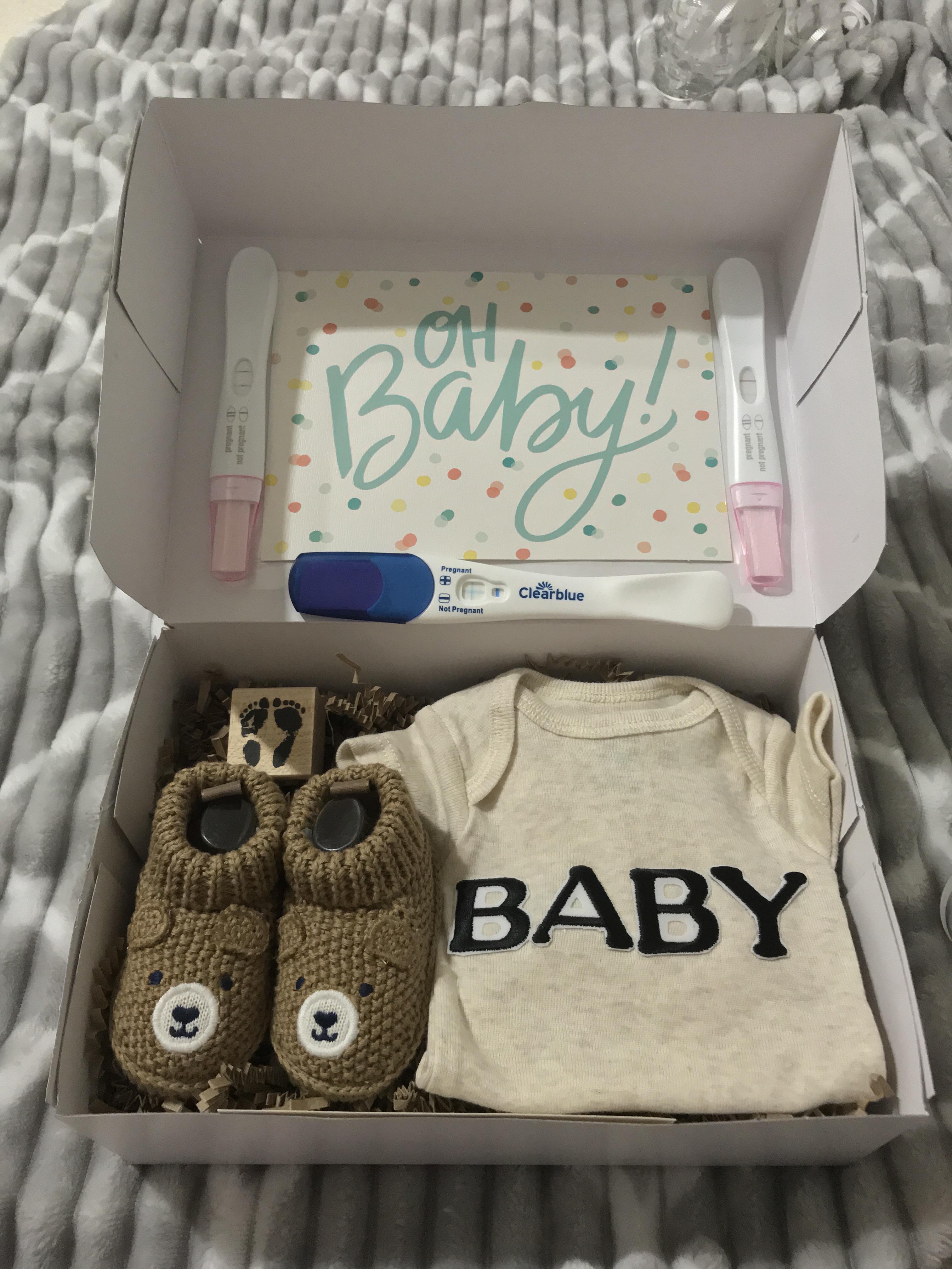 Pregnancy Announcement for my husband! r/pics