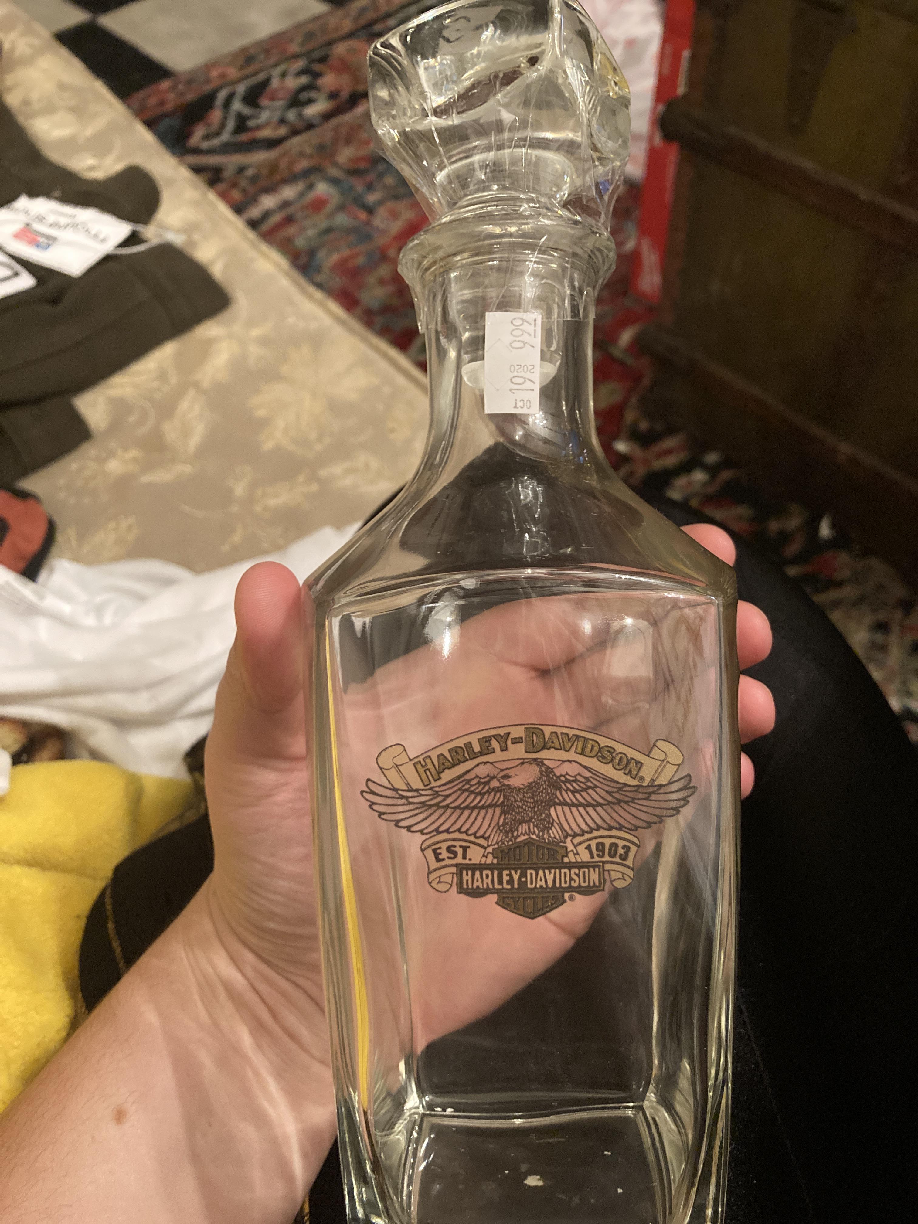 Harley Davidson decanter !!! Does anyone know anything about this piece