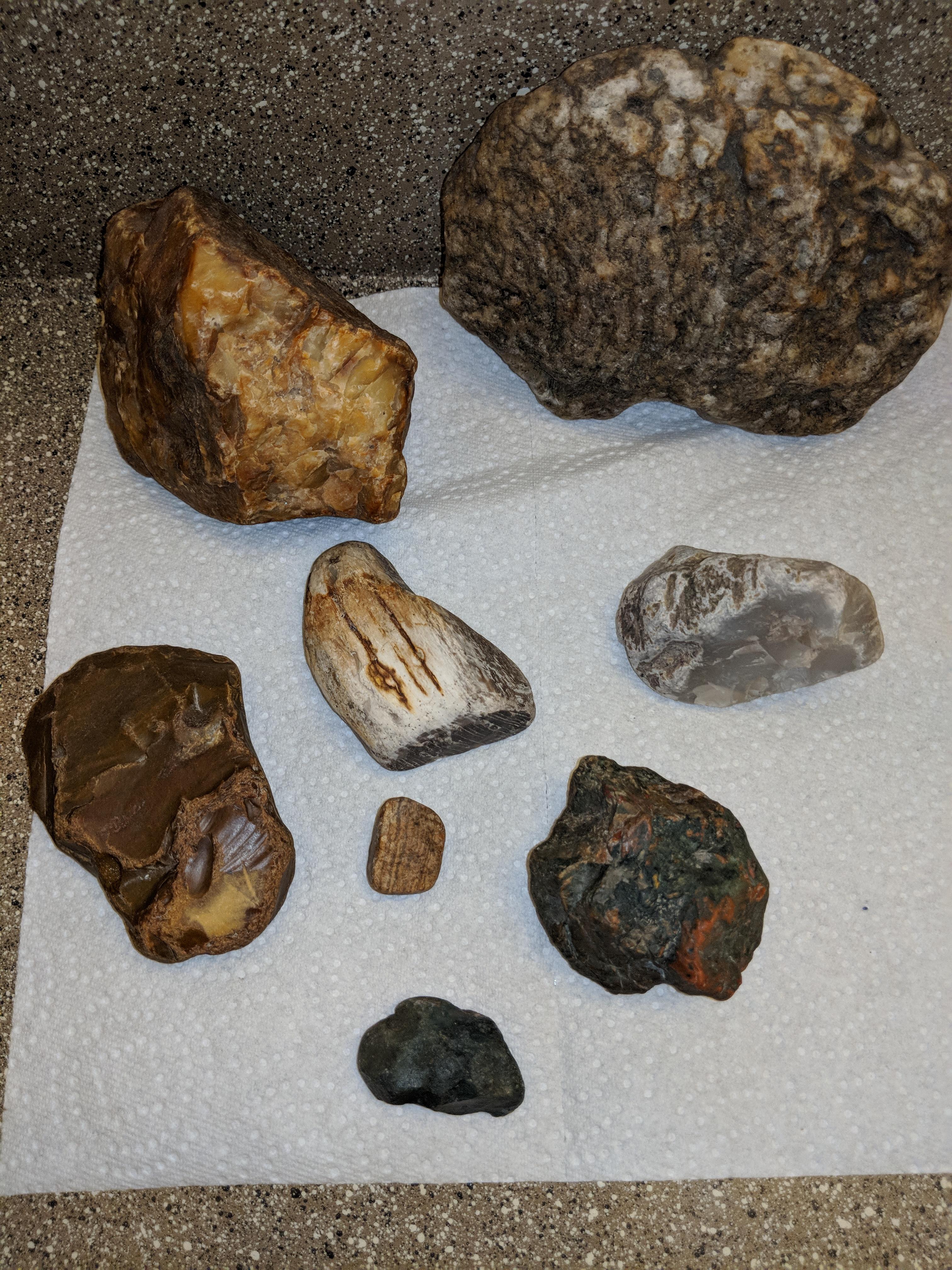 I'm a beginner Rockhound and here's a few pieces I have found