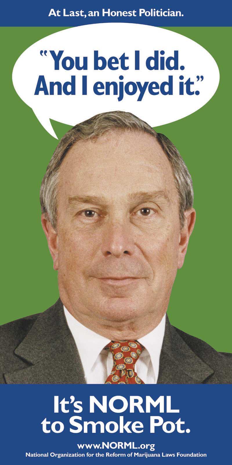 Anyone remember these NORML ads from Bloomberg’s first term as NYC