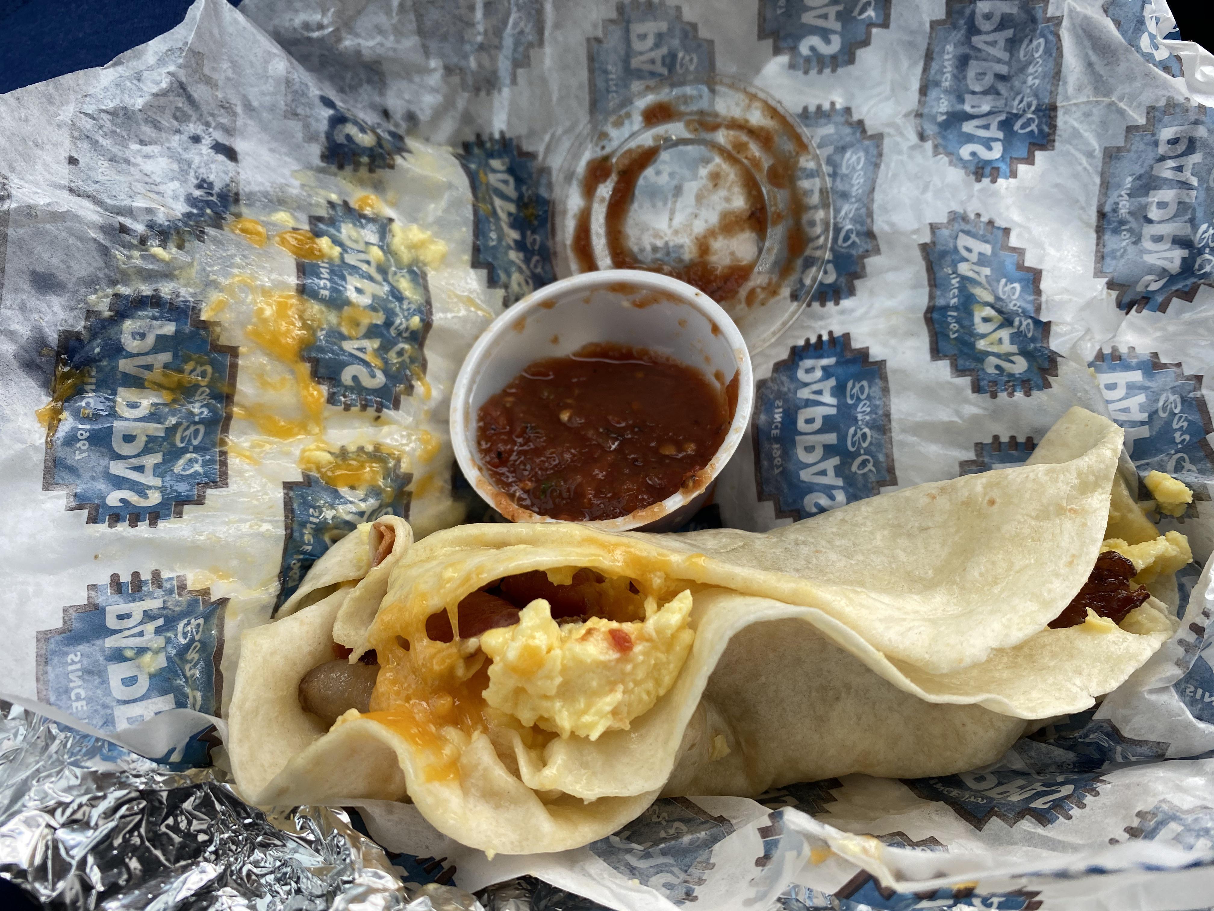Pappas BBQ Breakfast Taco r/houston