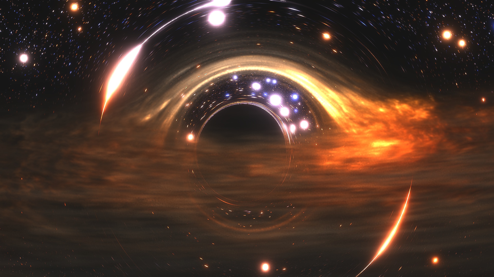 3,000 AU from the Super massive black hole of IC-1101 : r/spaceengine