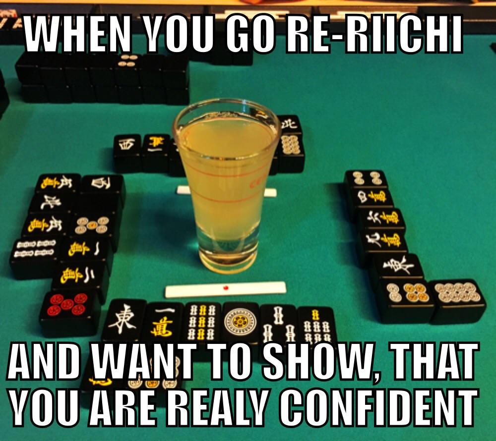 When the game gets exciting Mahjong