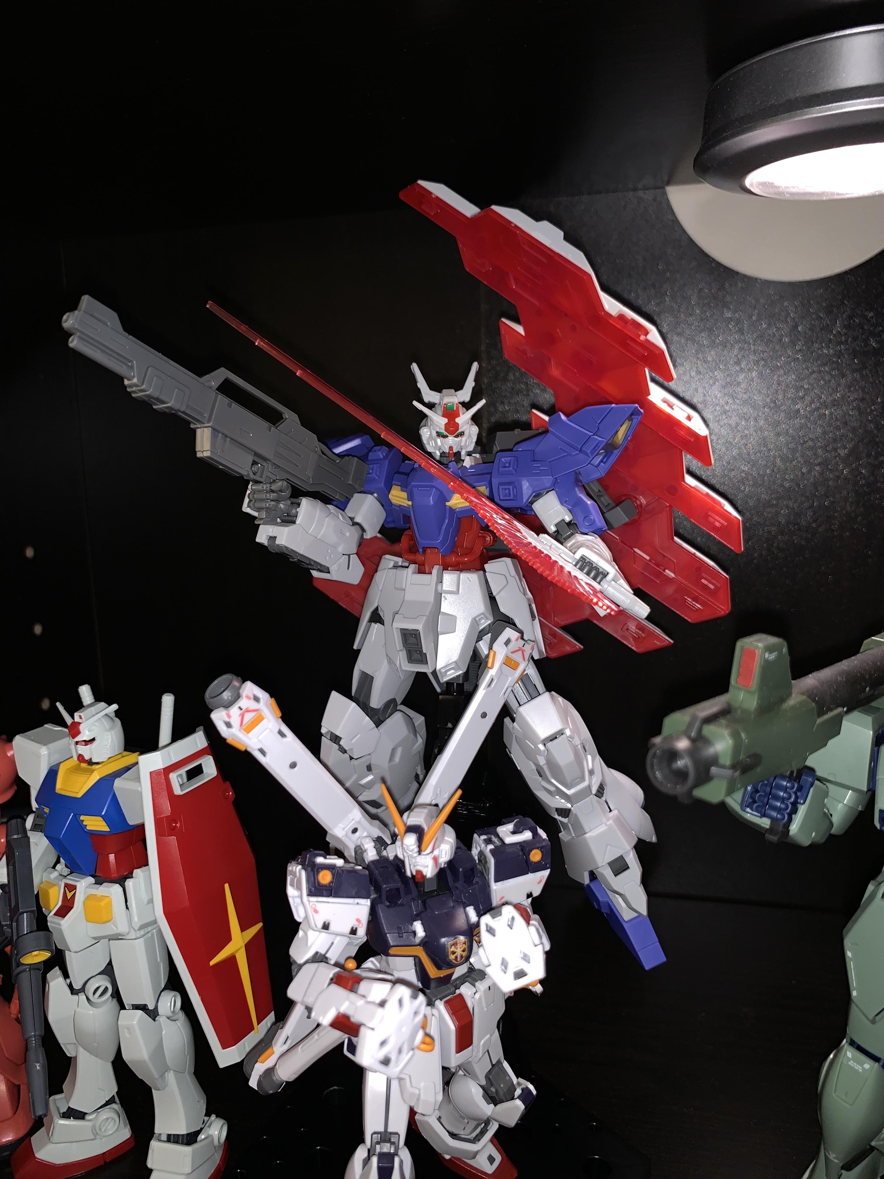 Obscure gundam collection finally growing, found moon gundam to go