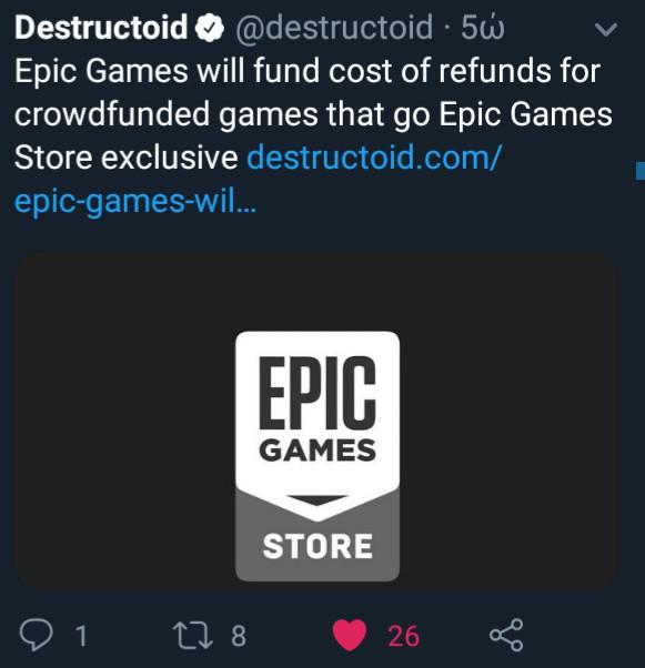 Epic paying back the games they steal 😎 r/Gamingcirclejerk