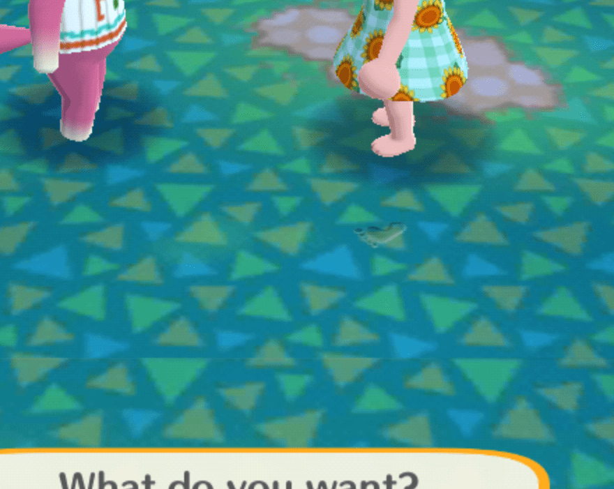When your character is barefoot, their footprints are too! ACPocketCamp