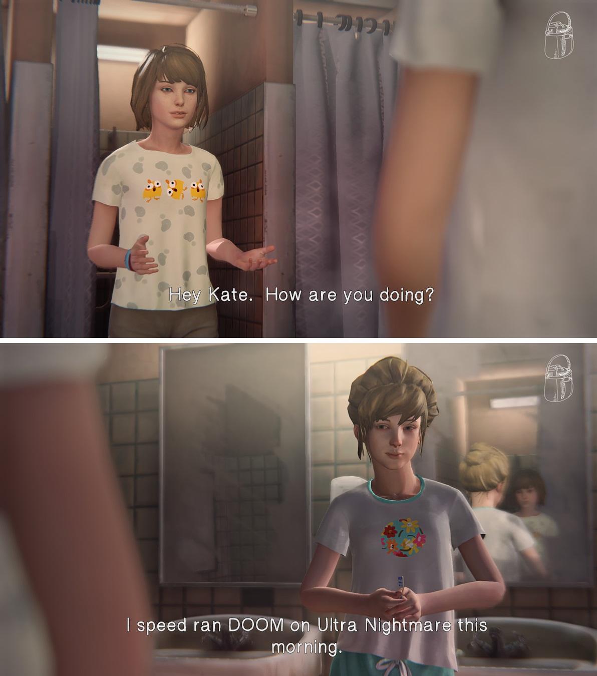 [No Spoilers] Having some fun changing Kate's subtitles. : lifeisstrange