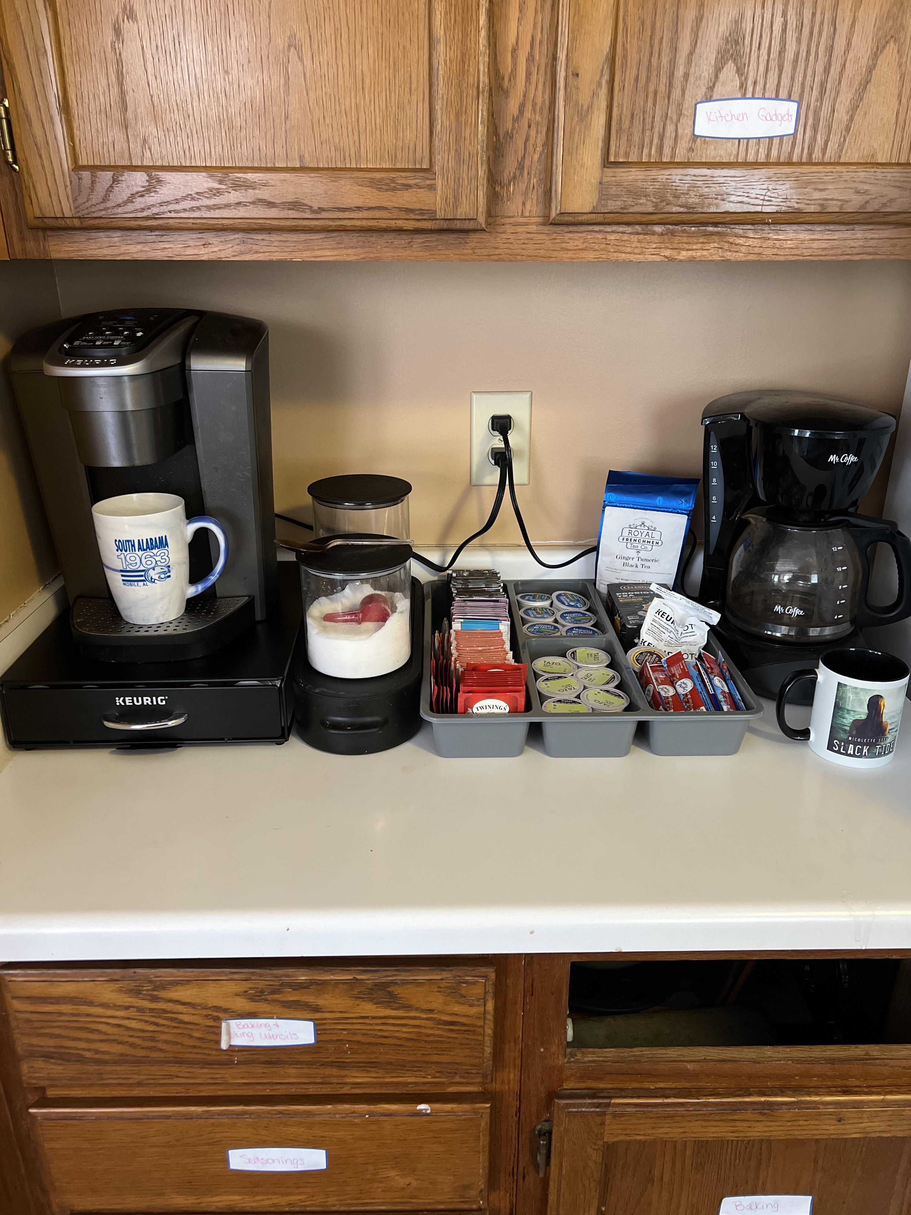 [OC] My new coffee and tea setup