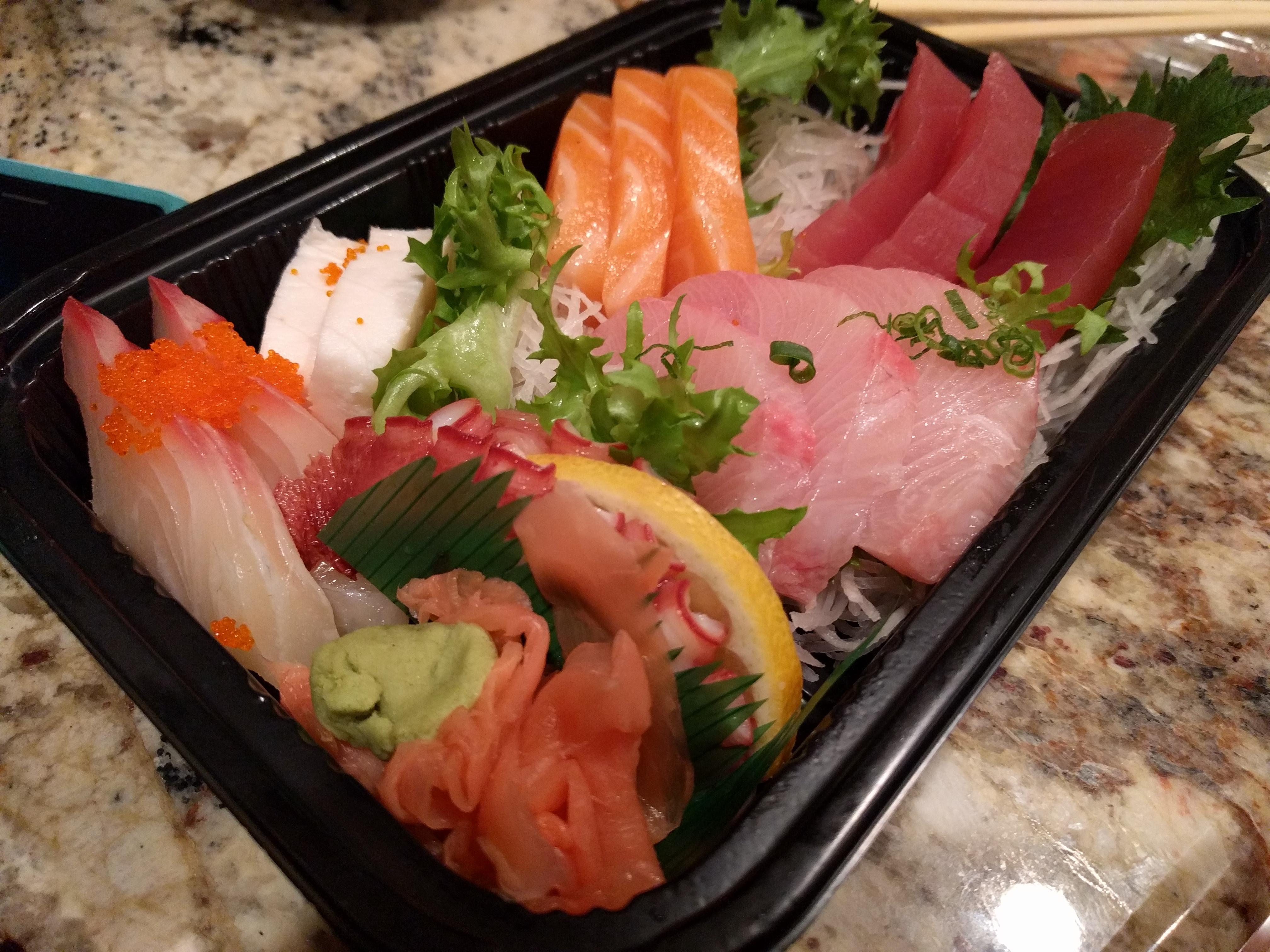 Sashimi takeout! r/sushi