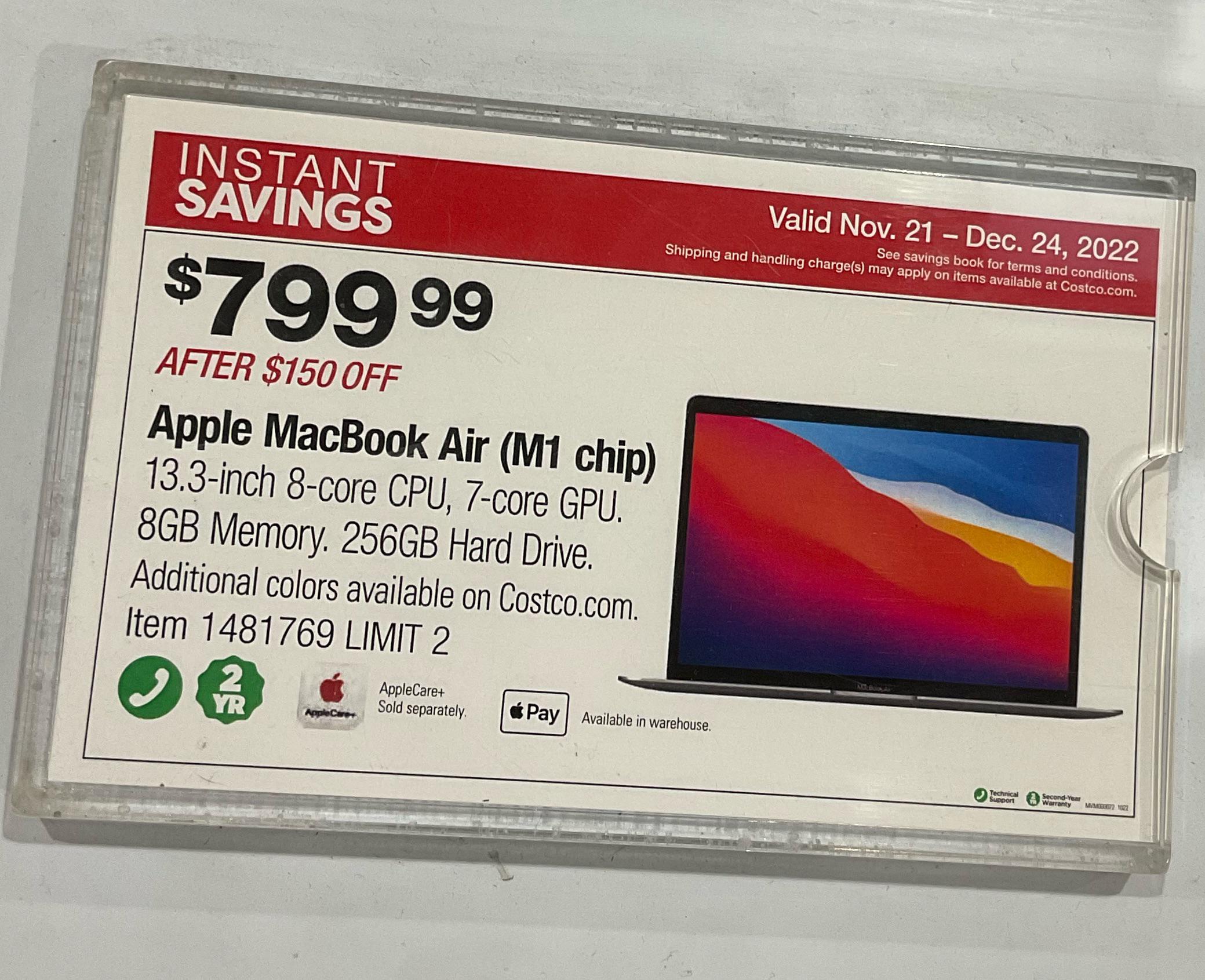 Want to Buy a New Macbook Air M1? Holiday Sale at Costco r/mac