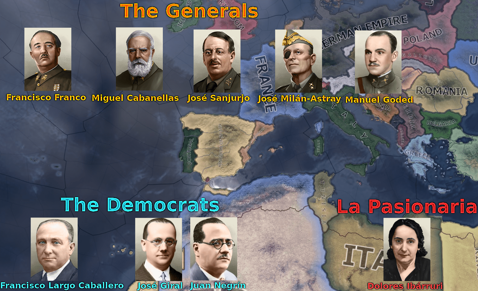 Second Teaser of Spanish Leaders in Stalemate the Frozen War r