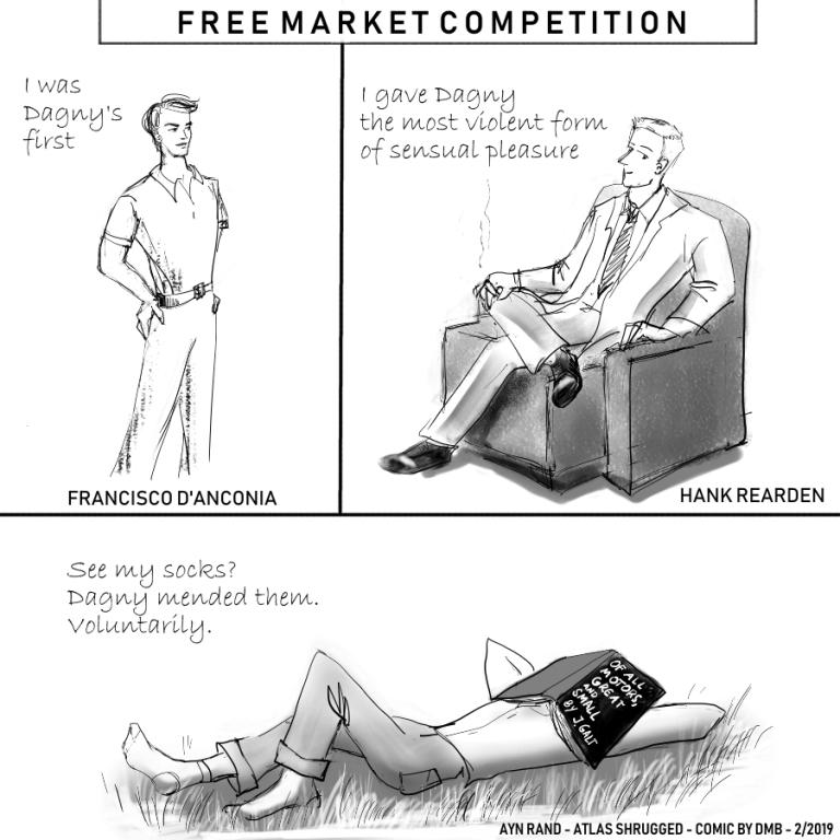 [OC] Another Atlas Shrugged comic, by me. (I'm still not 100 convinced with Dagny's ultimate