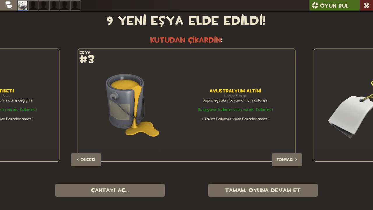 Has anyone else dropped australium paint from the gift stuffed stocking