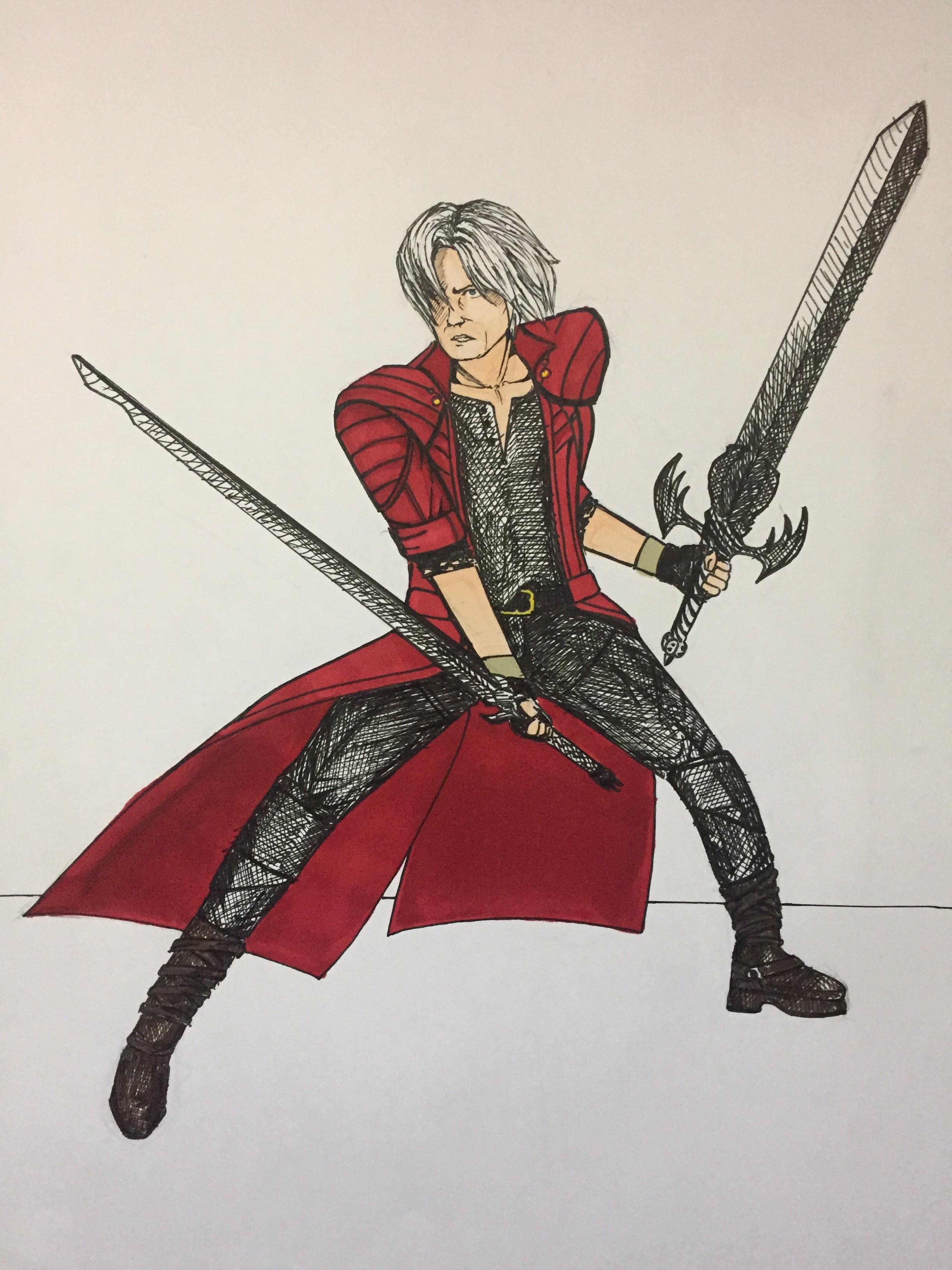 Finished my fan art of Dante from DMC5! Enjoy! DevilMayCry
