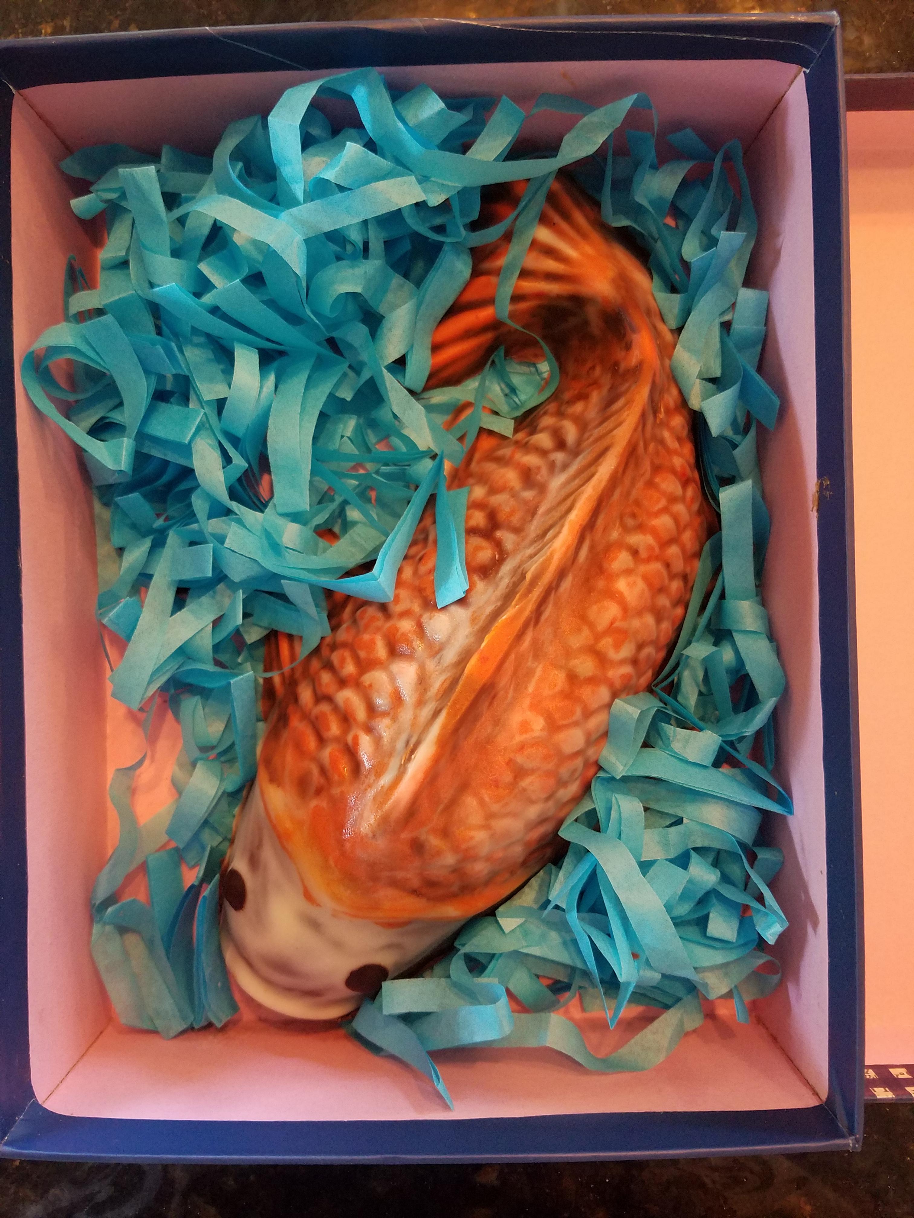 (Story time!) Behold the chocolate fish that has infamous in my