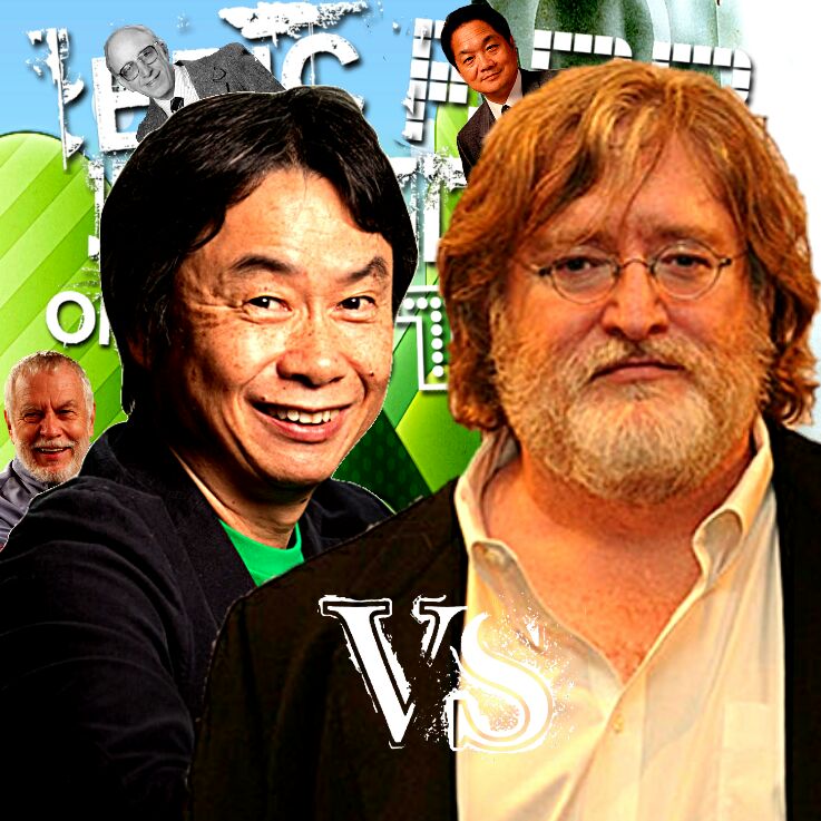 Shigeru Miyamoto vs Gabe Newell vs Ken Kutaragi vs Nolan Bushnell vs