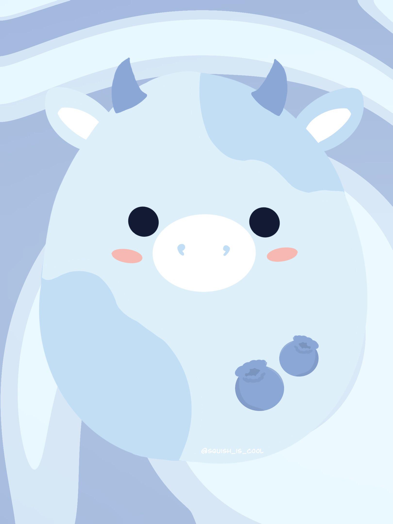 Concept art for a blueberry cow, I know it’s been done before but I