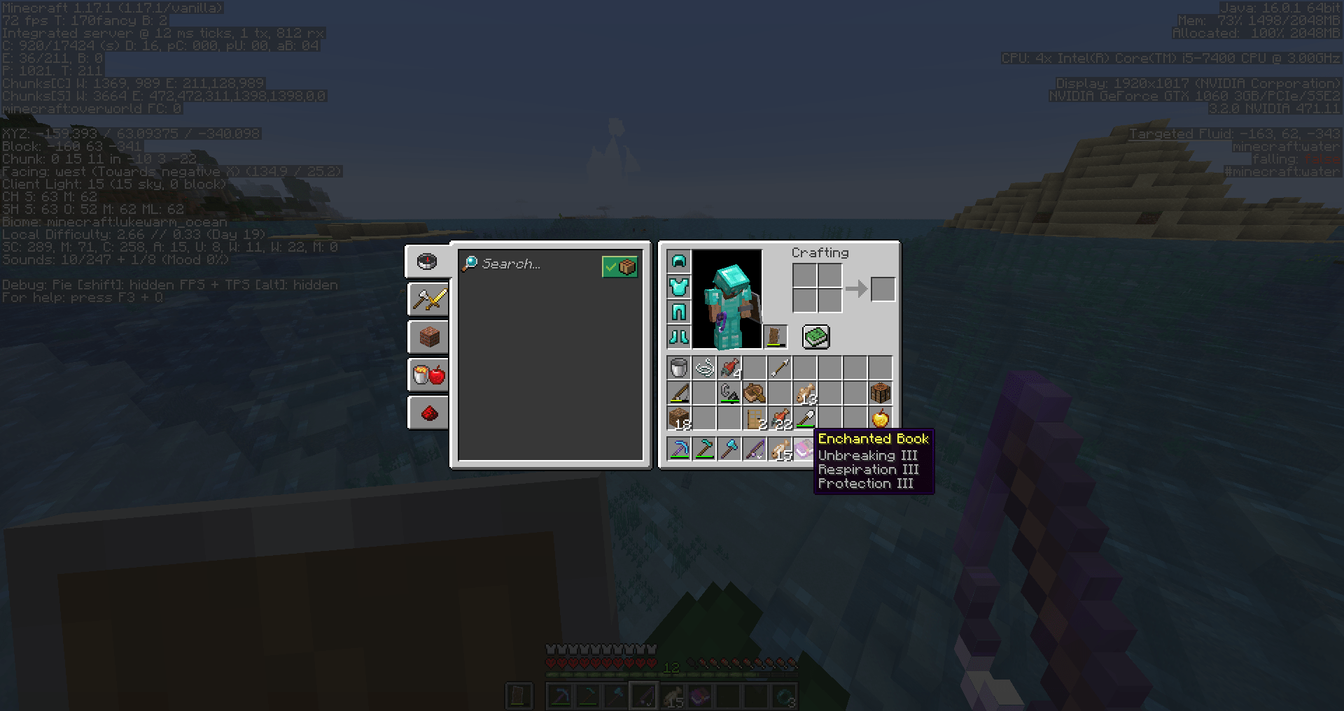 Got this enchanted book while fishing r/Minecraft