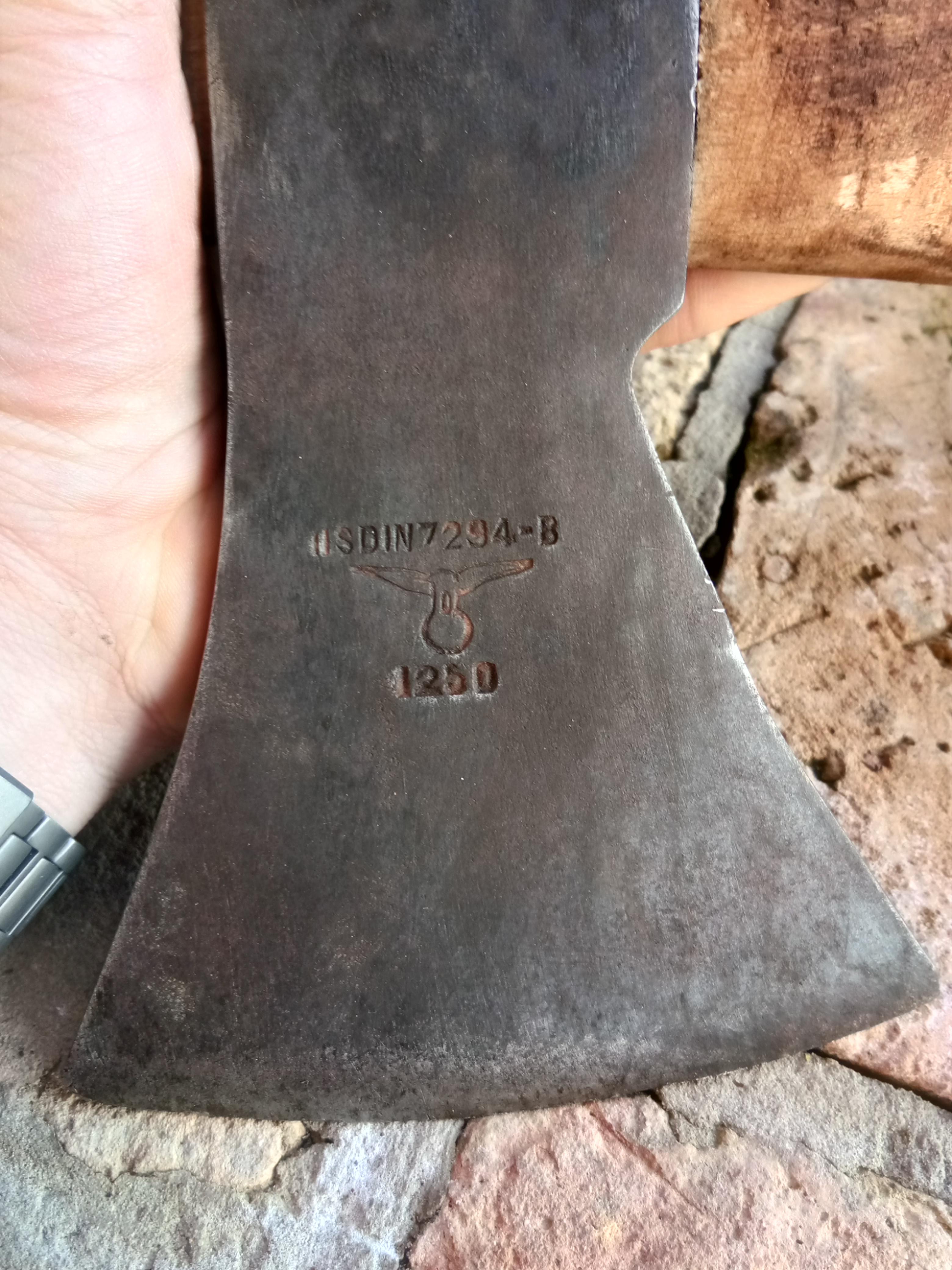 Found this old axe in an abandoned shed that hadn't been touched for