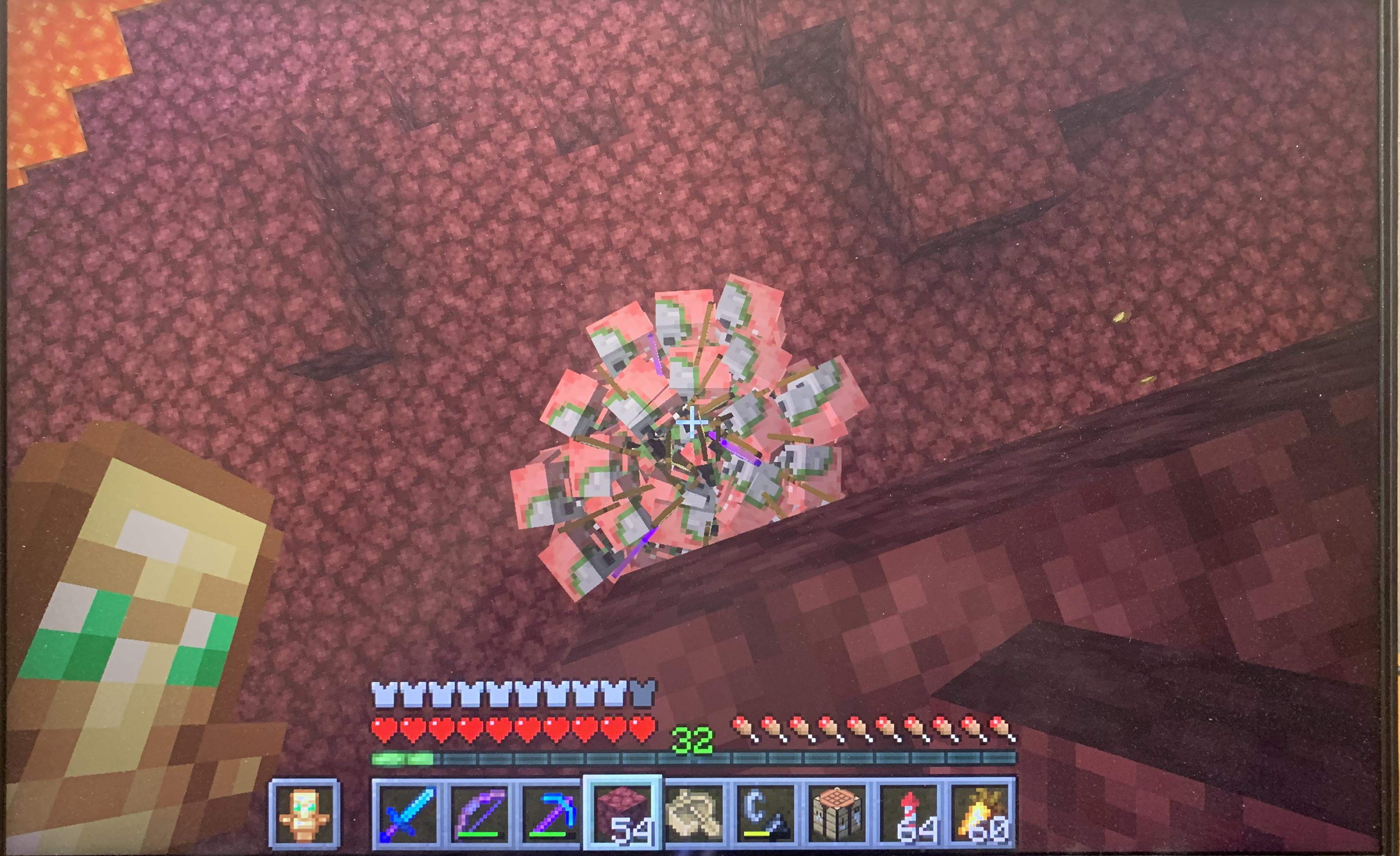 Accidentally shot a zombie piglin… any tips to not die? r/Minecraft