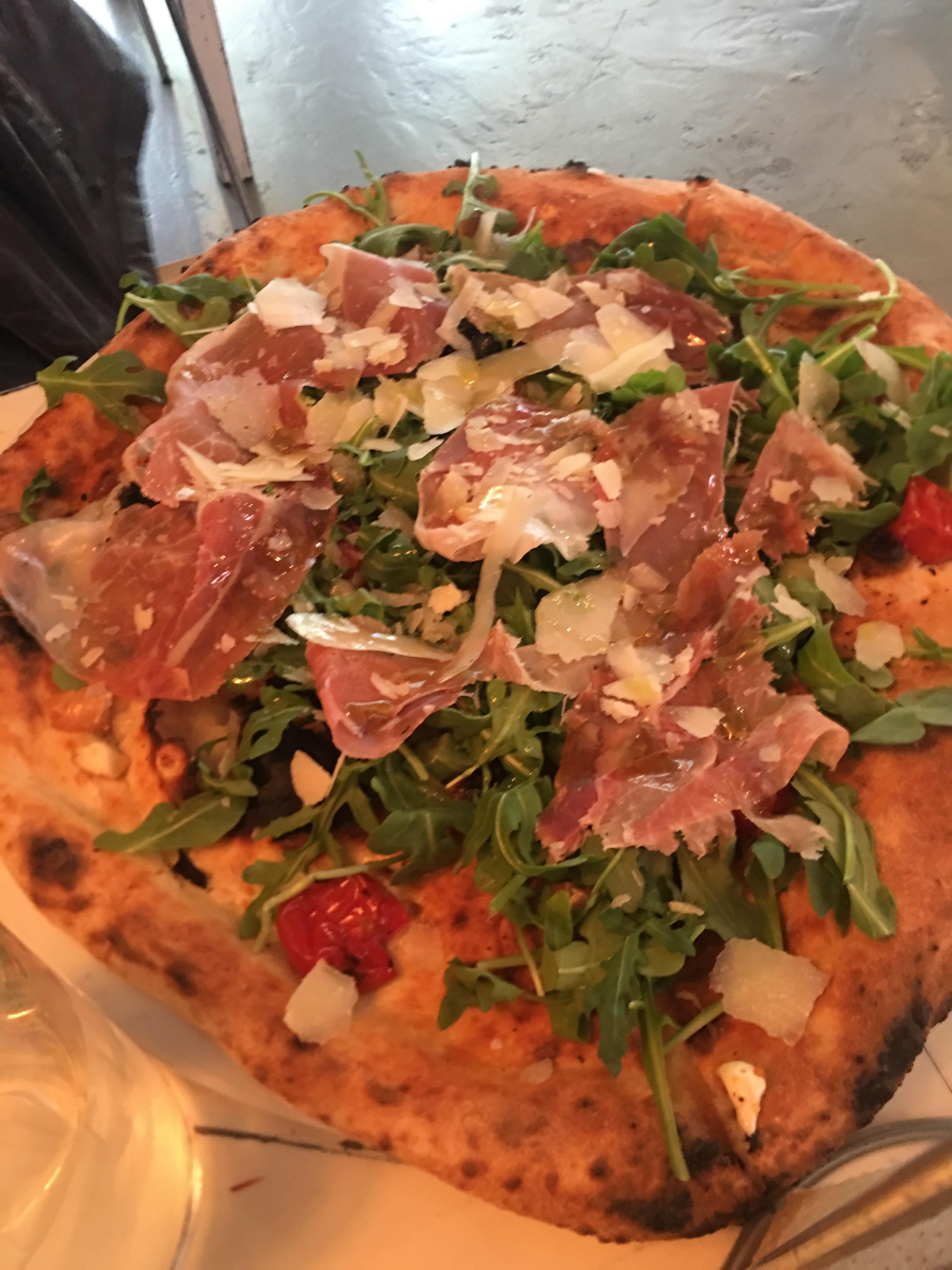 The “Mama” at Varuni Napoli in Atlanta, GA. Smoked buffalo mozzarella