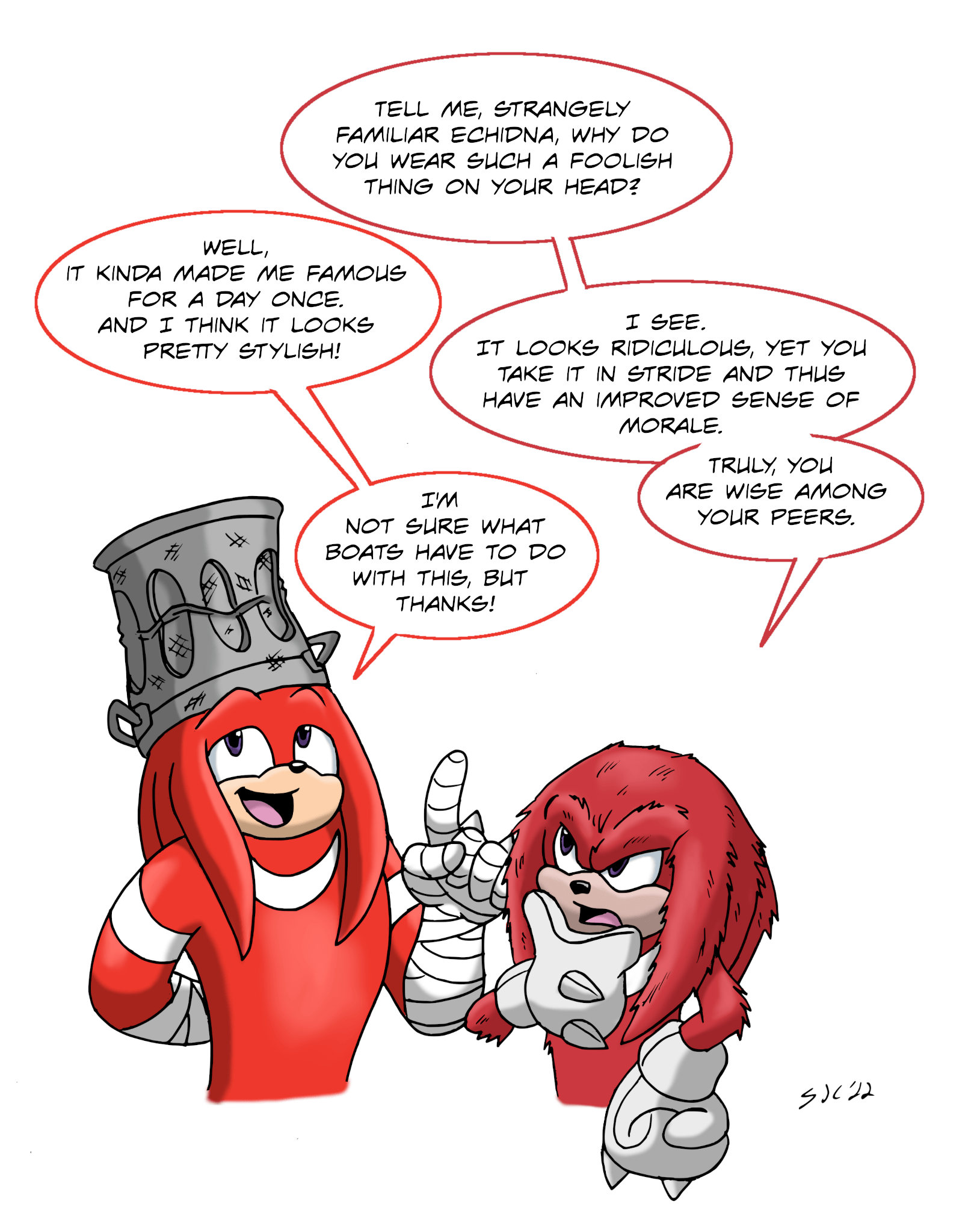 Knuckles & Knuckles r/SonicTheHedgehog