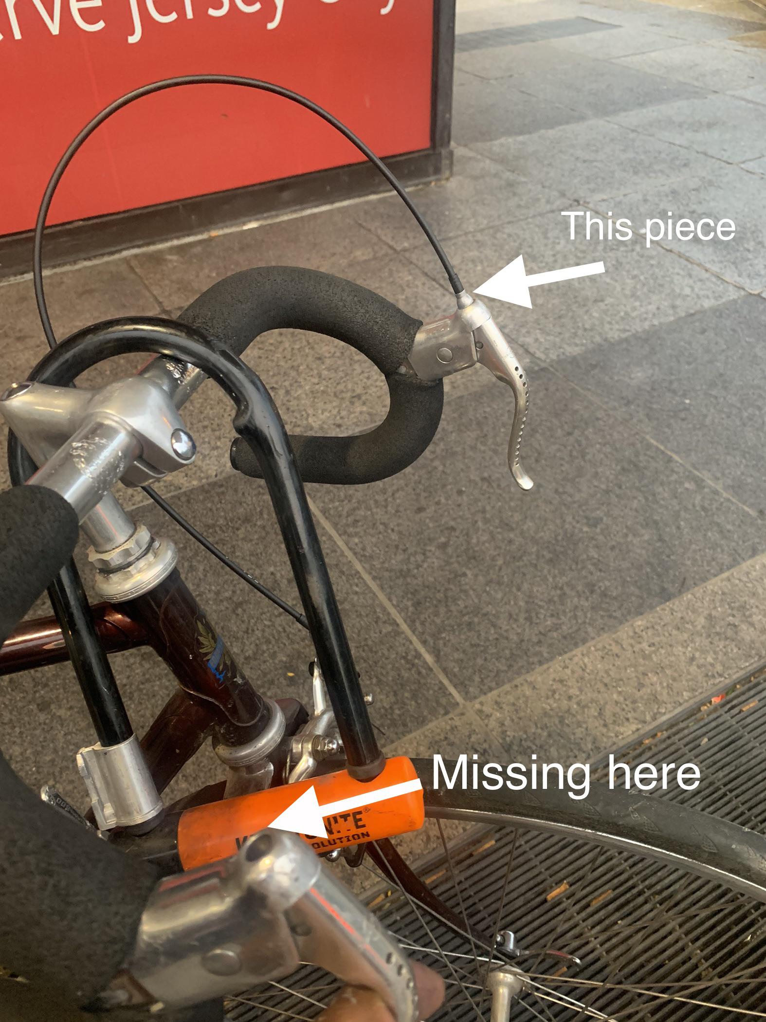 BRAKE CABLE REPAIR… I need help identifying this part. I tried looking