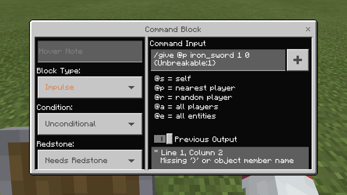Json Components Minecraft Pe Telegraph