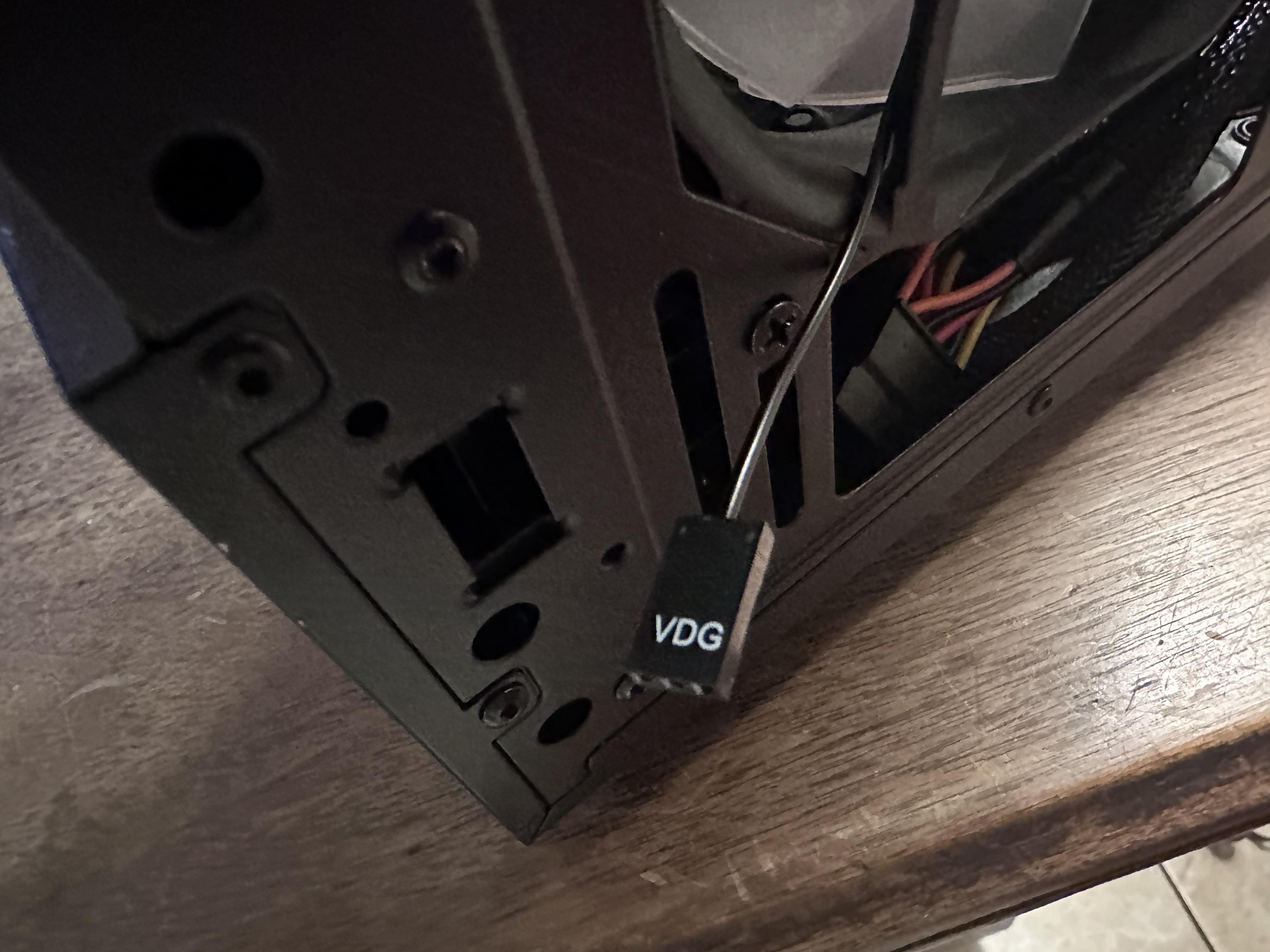 First time pc builder here, where do I plug this VDG cable that is