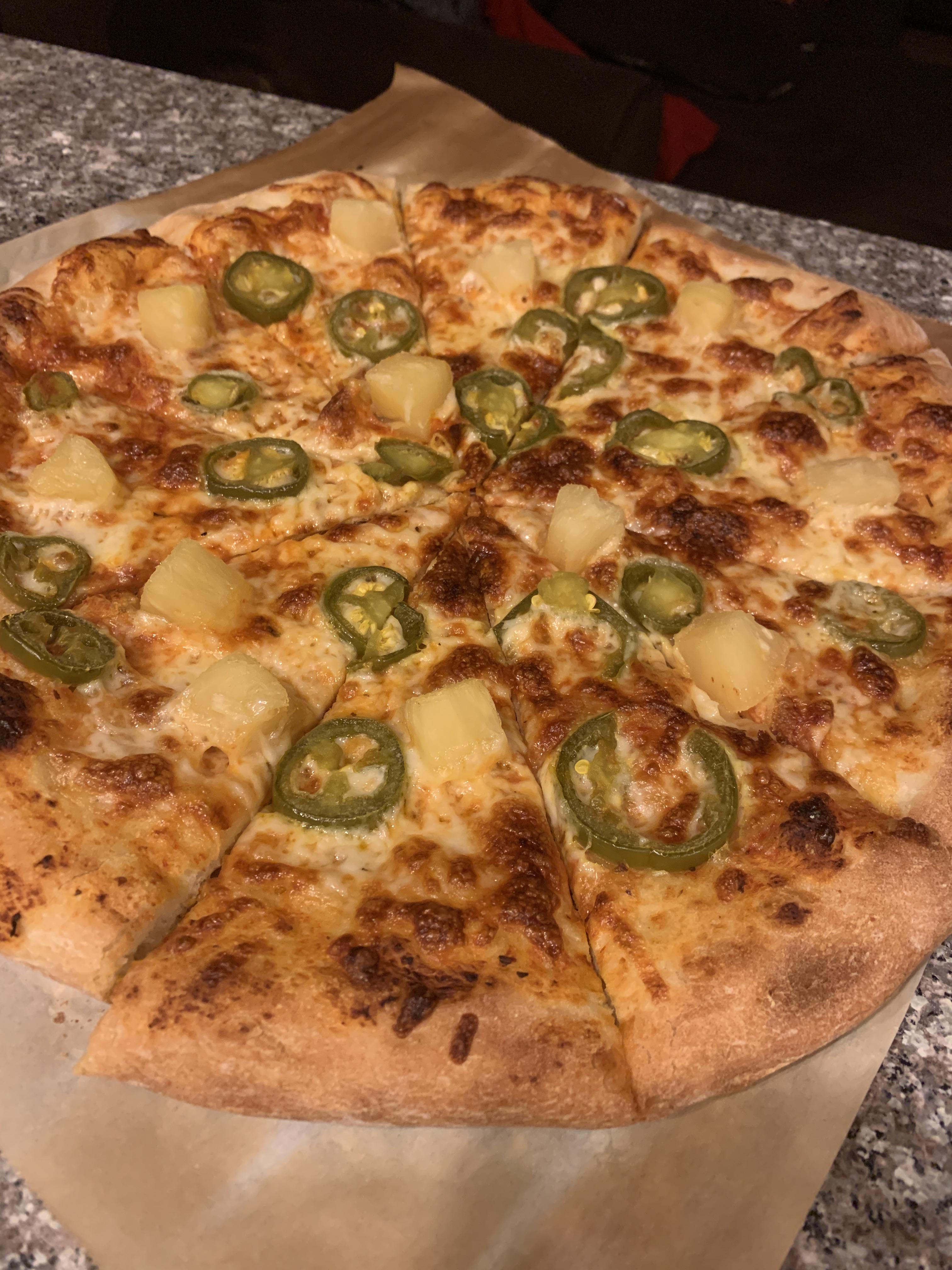 Pizza from scratch! Made with my kitchenaid mixer and only took about 2