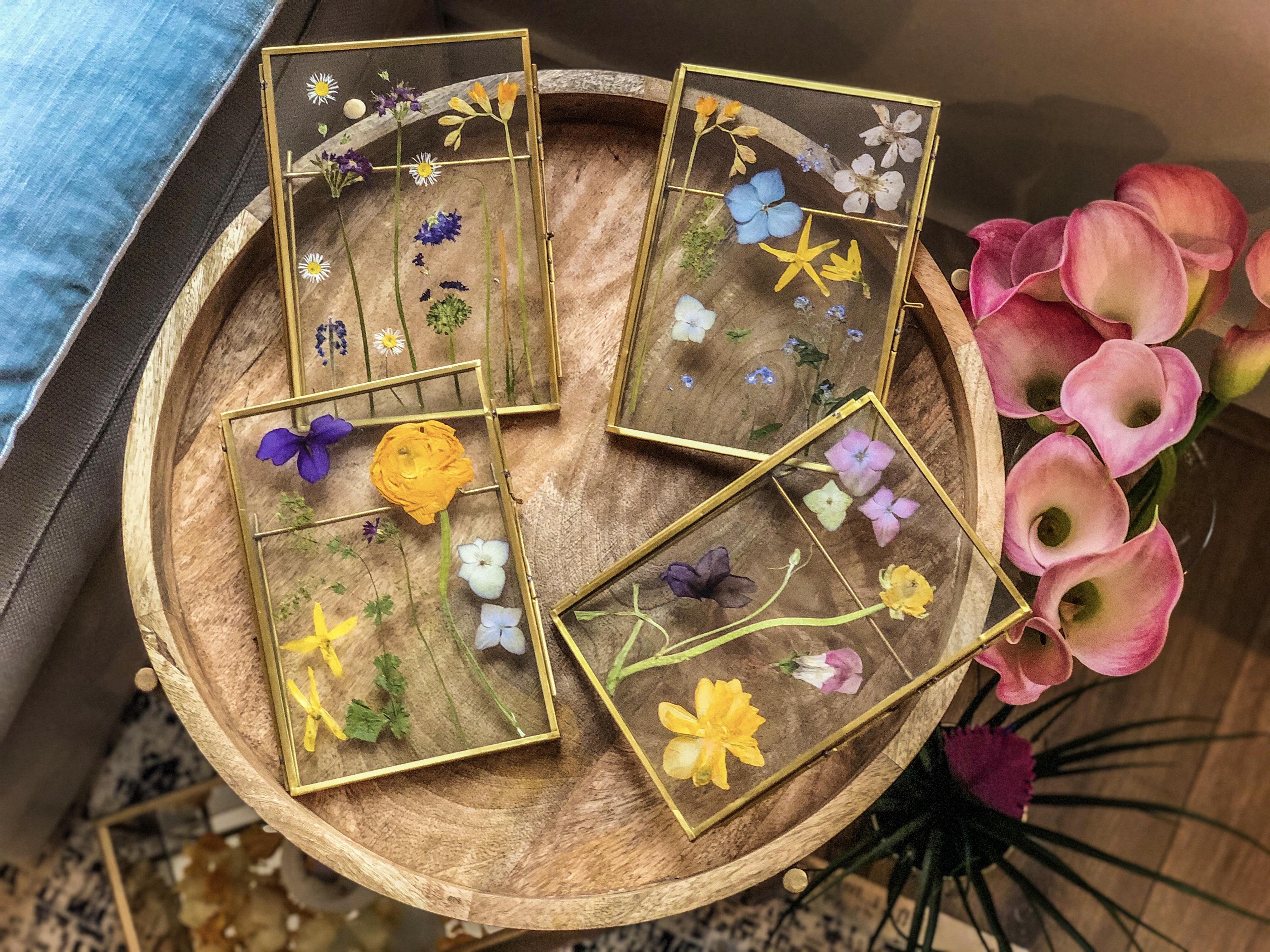 Framed Pressed Flowers r/crafts