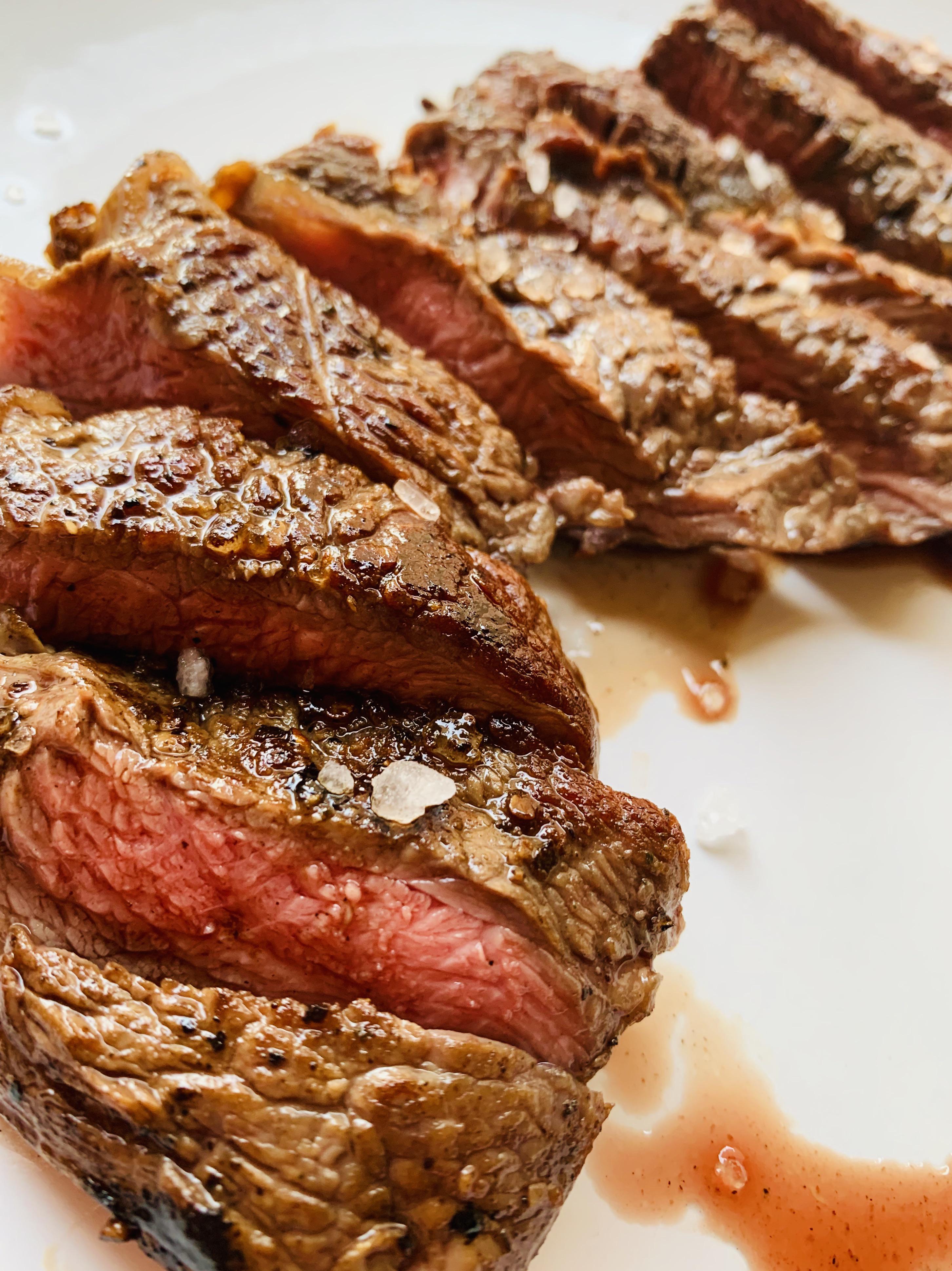Pan seared Rib Eye I cooked up last night r/steak