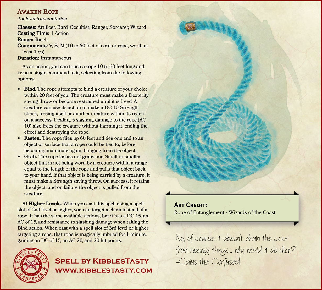 Awaken Rope an old classic with a new twist (and a few coils!), just