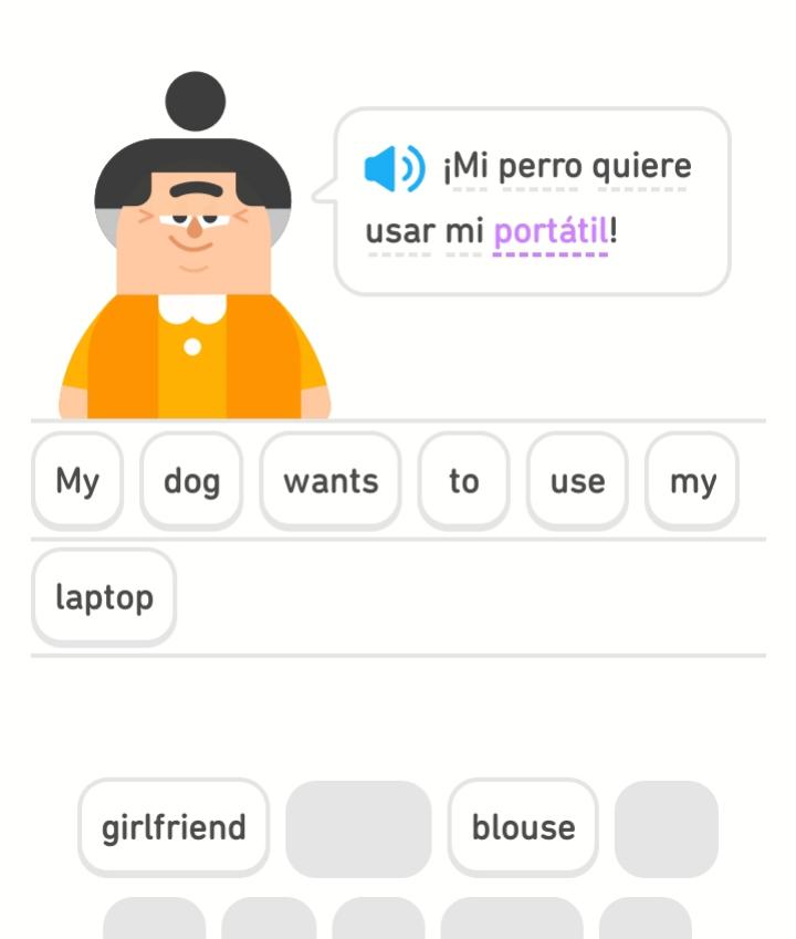 clever dog r/duolingomemes