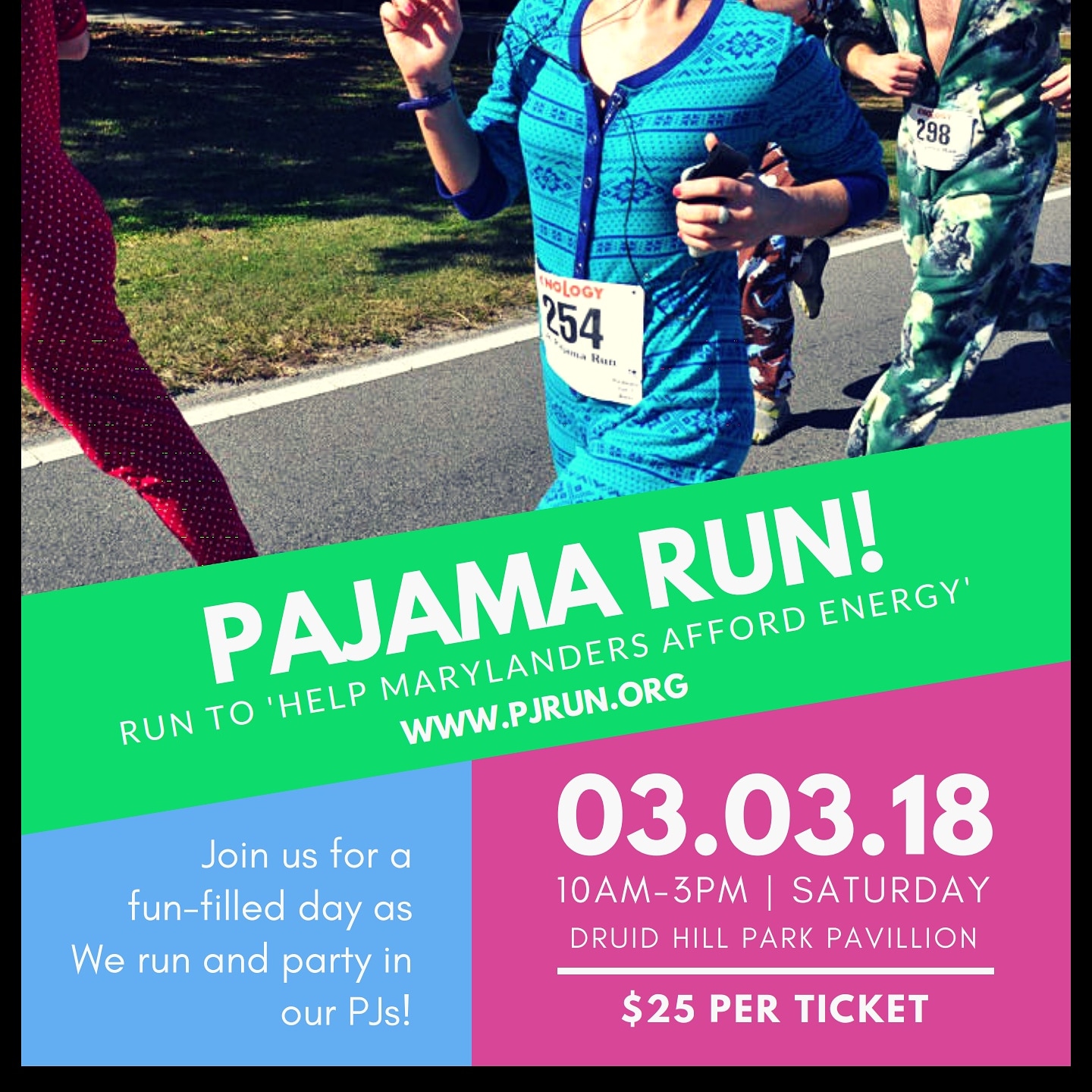 Pajama run for the fuel fund r/maryland