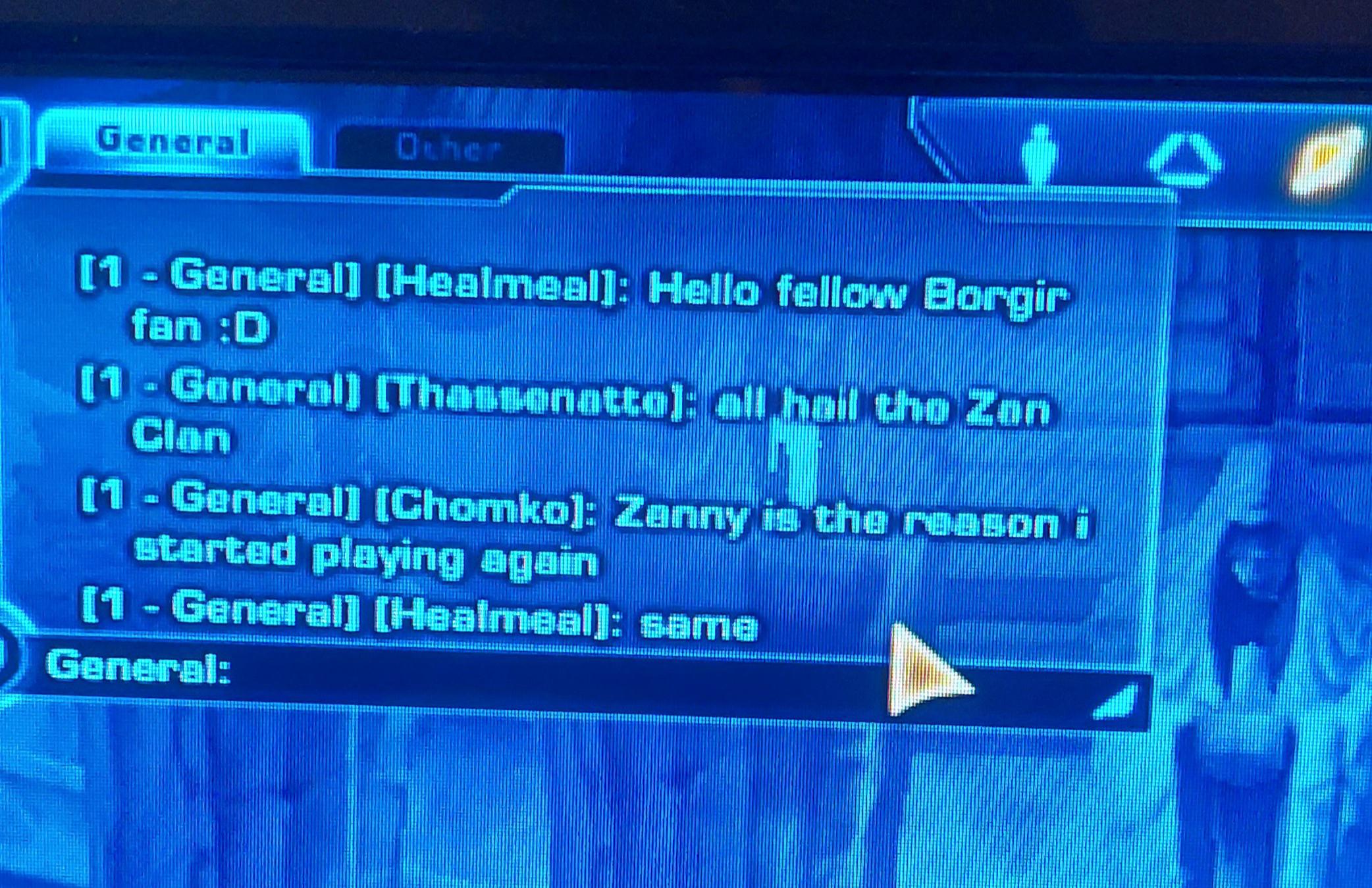 Met some Zan Clan fam in Swtor today r/ZanClan