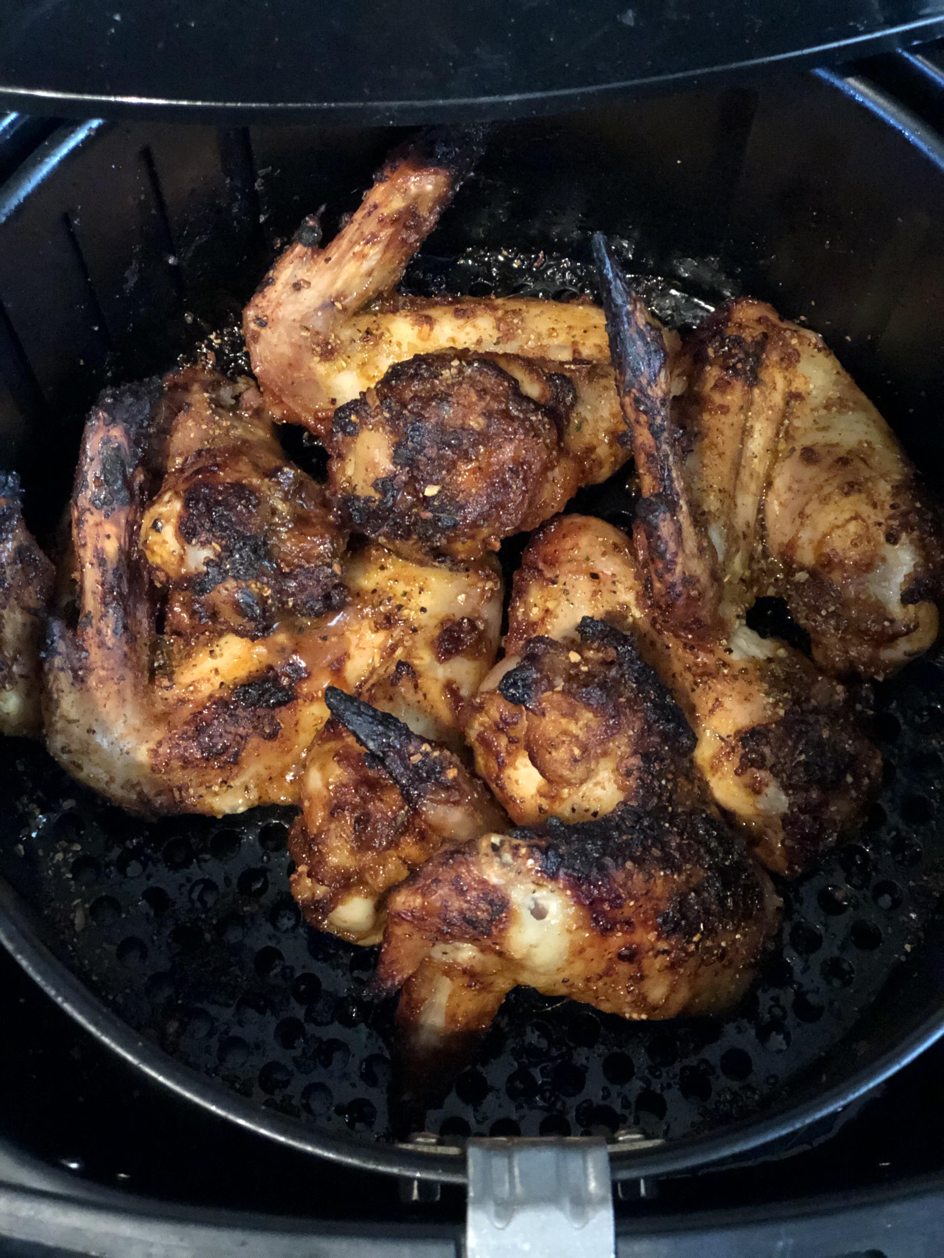 Sugar salt brine, Kroger Private selection Memphis rub. About to DIG IN