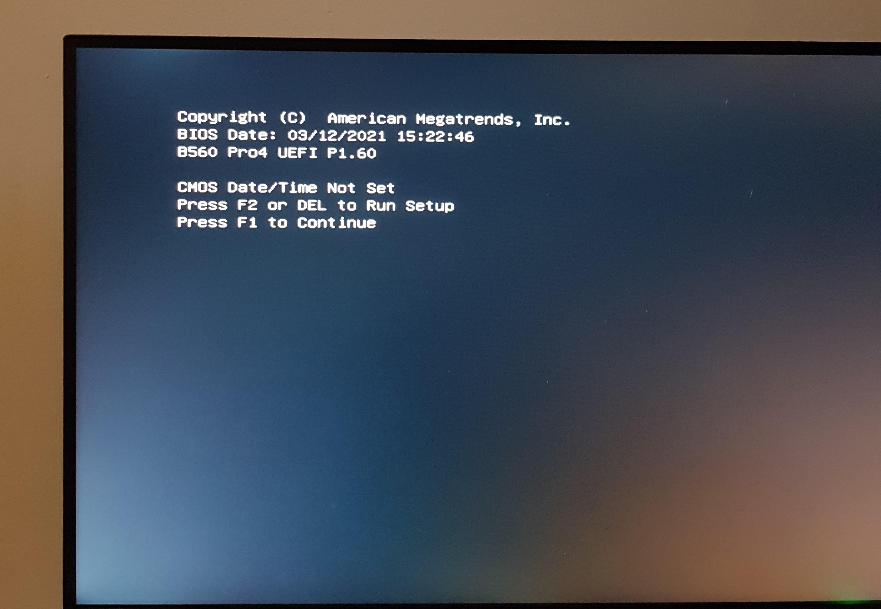 Is my cmos battery dead? r/PcBuildHelp