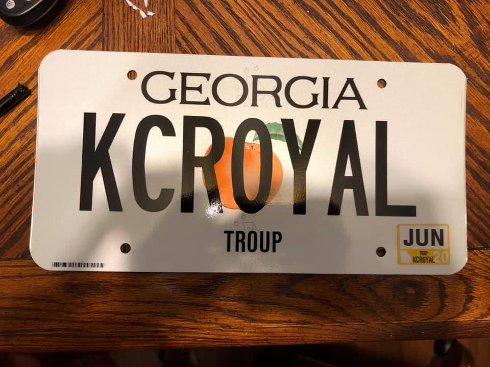 So my License Plate came in today! KCRoyals