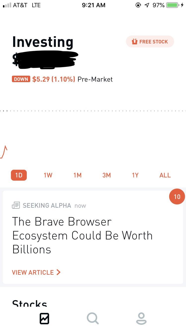 This is on Robinhood Stocks app today! r/BATProject